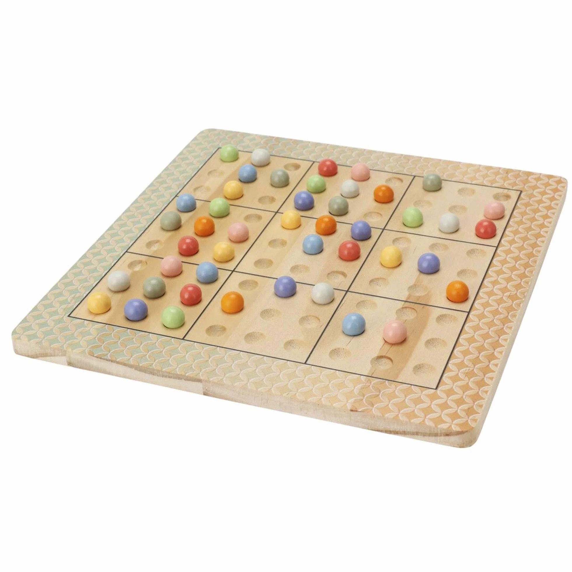 Desafío Sudoku Juego de Tablero en Madera con Bolsa de Algodón