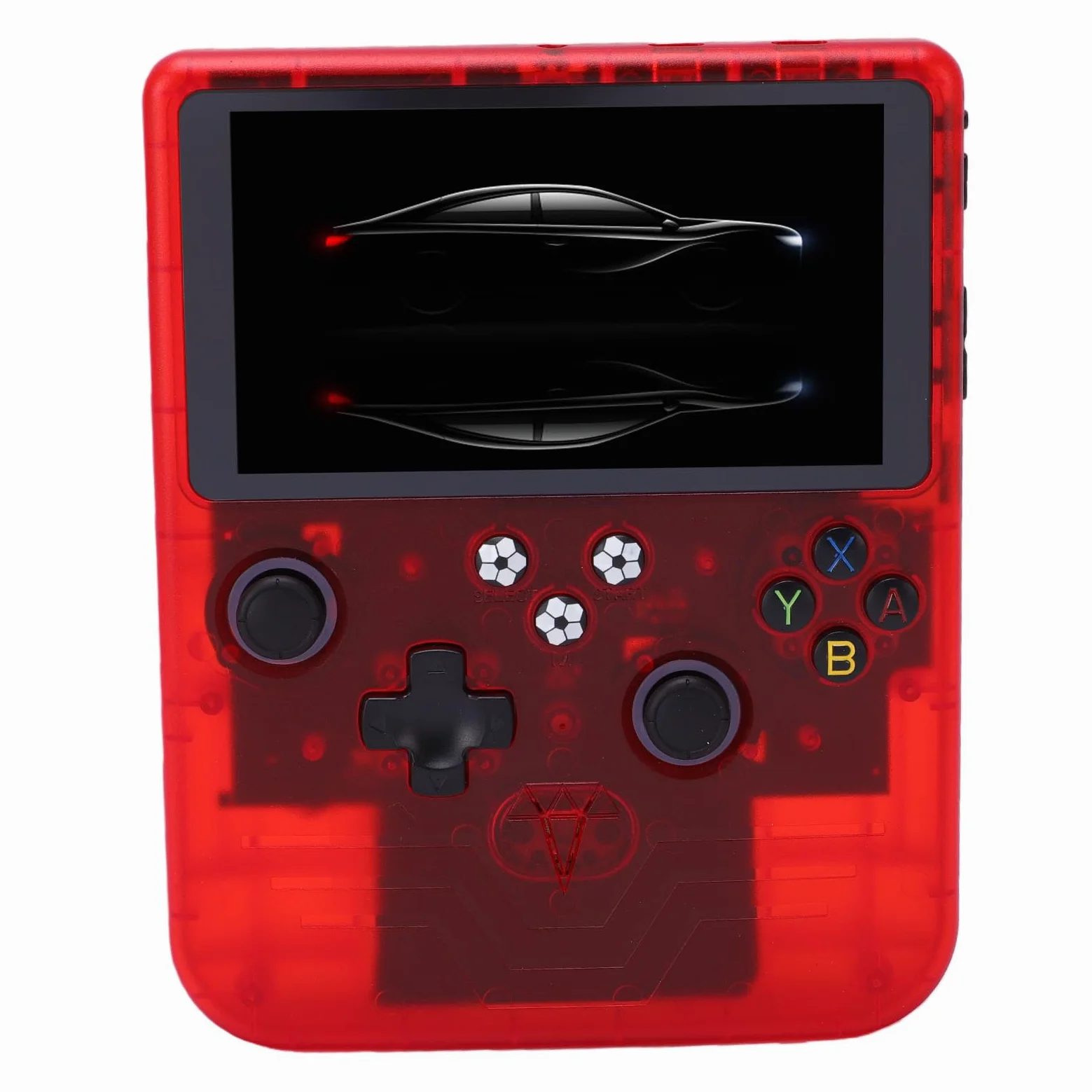 Aramox Consola de Juegos Portátil, Consola de Juegos Retro con Pantalla HD de 6 Pulgadas, Joysticks RGB Duales, Batería de 6000 MAh, Almacenamiento de 128 GB, Dispositivo de Portátil para Viajes y