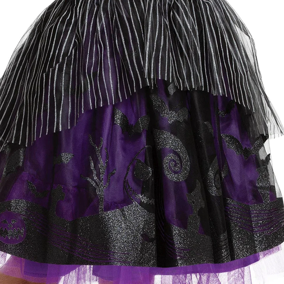 Girls Jack Skellington Nightmare Before Christmas Tutu Deluxe Costume