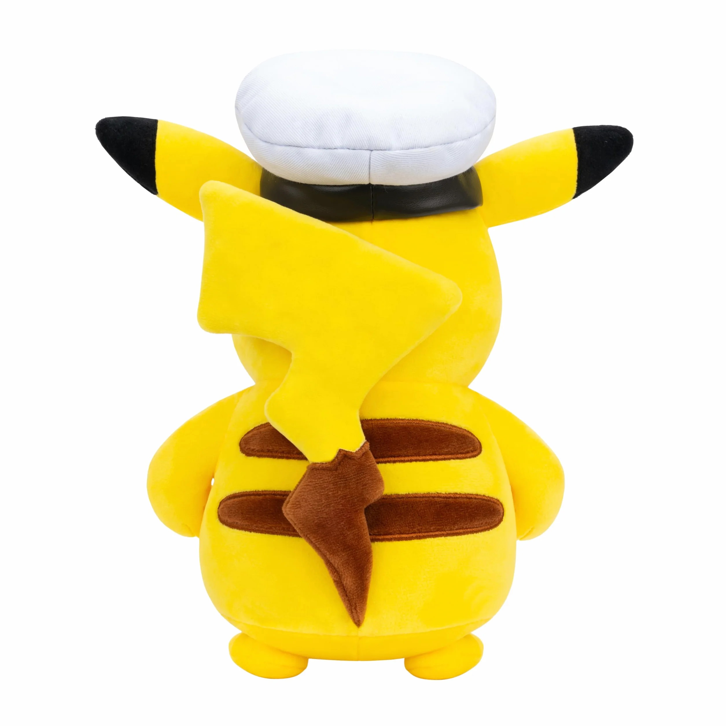 Pokémon Peluche Captain Pikachu Peluche Suave de 20 cm con Sombrero de capitán y Detalles auténticos