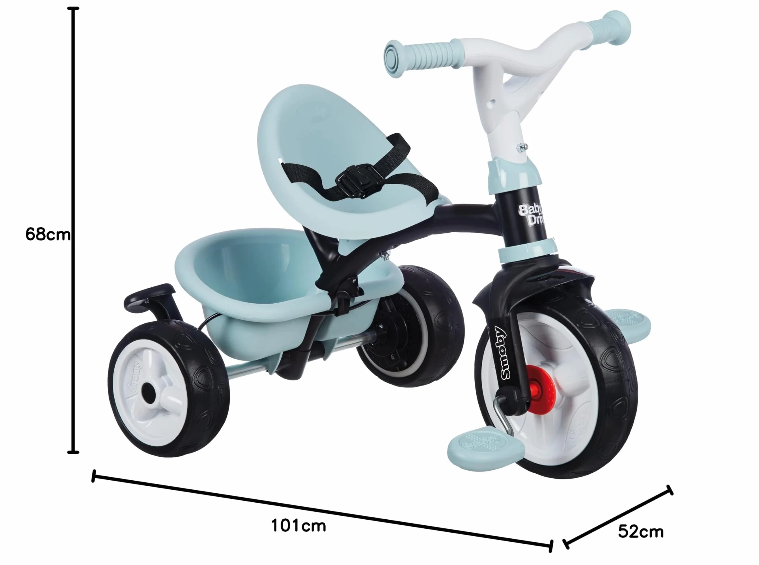 Smoby Triciclo Baby Driver Confort Azul (741500)