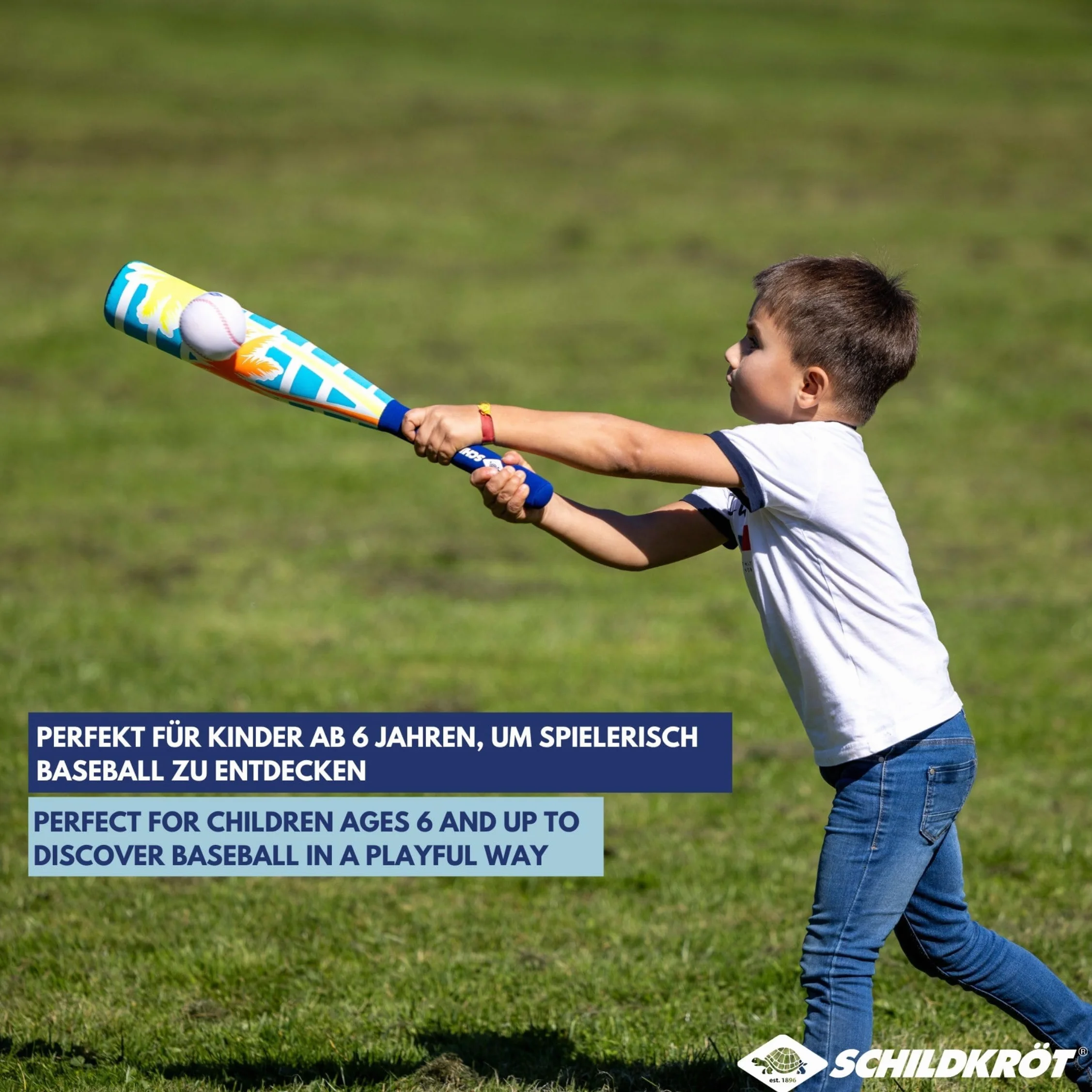 Schildkröt Juego de Béisbol de Neopreno, 1 Bate de Béisbol y 1 Pelota, 970159