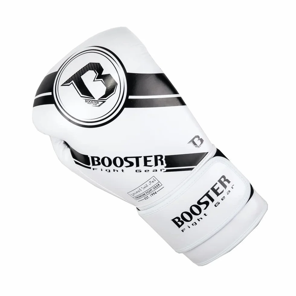 Booster Fightgear BG Premium Striker 2 bokshandschoenen Wit Zwart