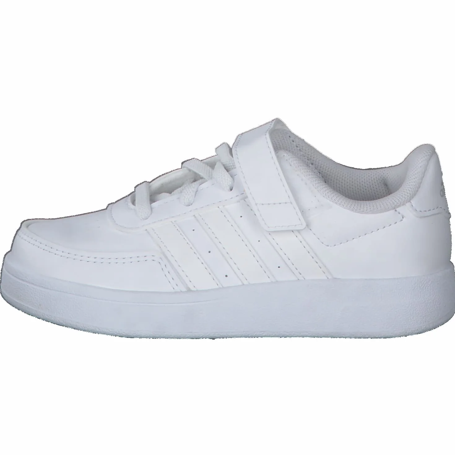 adidas Breaknet Lifestyle Court Elastic Lace and Top Strap Shoes, Cloud White/Grey One, 37 1/3 EU