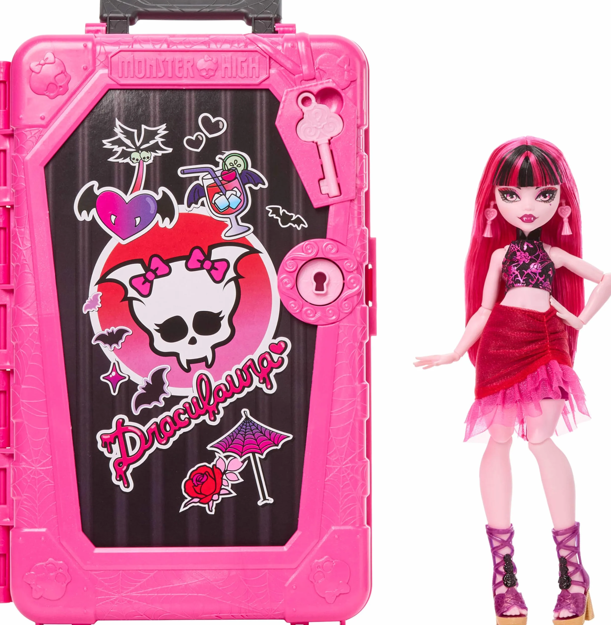 Monster High Skulltimate Secrets Draculaura Conjunto de muñeca y Accesorios Destination: Gore-geous Oasis JDR50