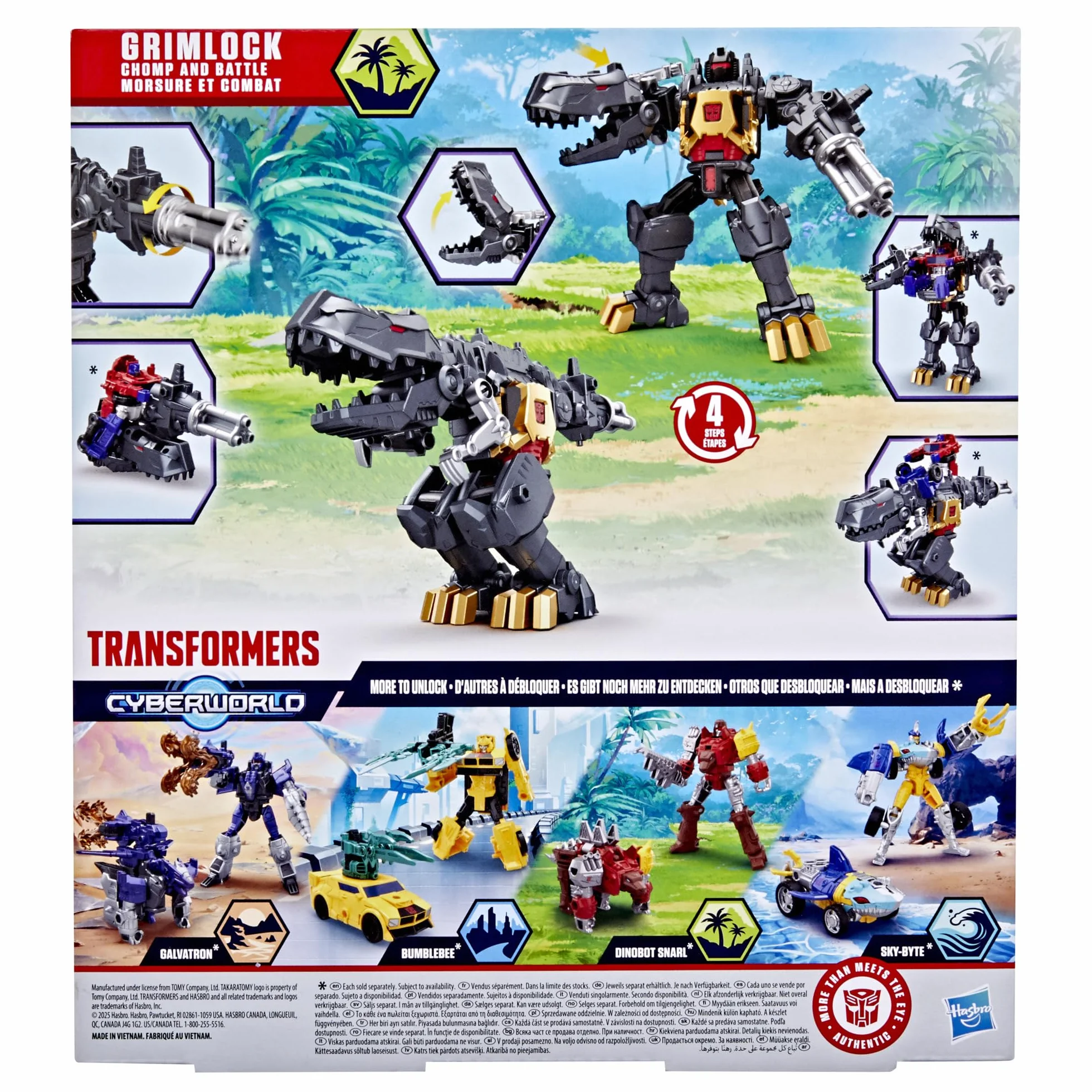 Transformers CYBERWORLD, Figura de acción de Grimlock Mandíbulas de Batalla