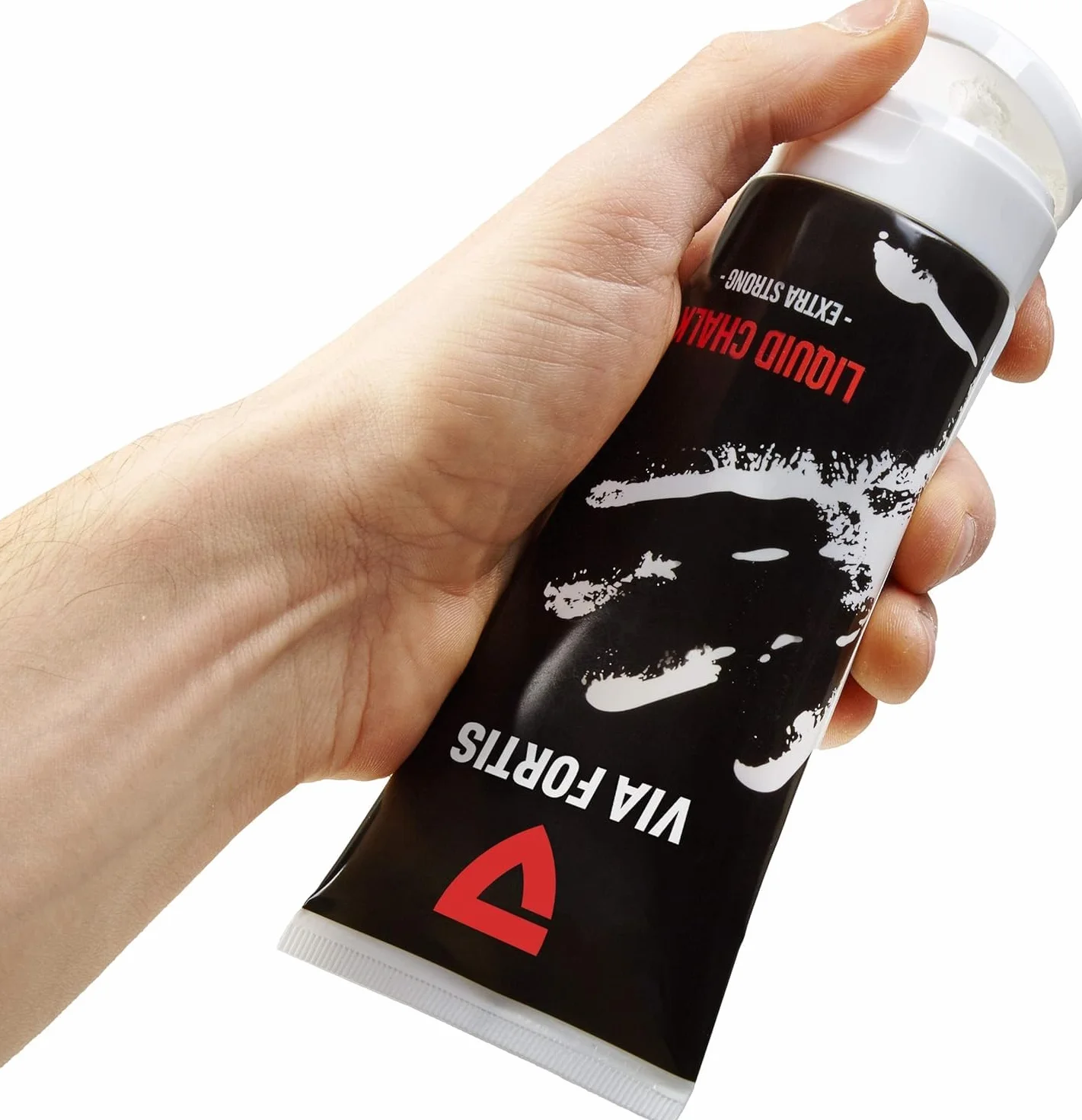 VIA FORTIS Magnesio Líquido 200 ml Tiza Líquida para Gimnasio Escalada Calisthenics Yoga Agarre