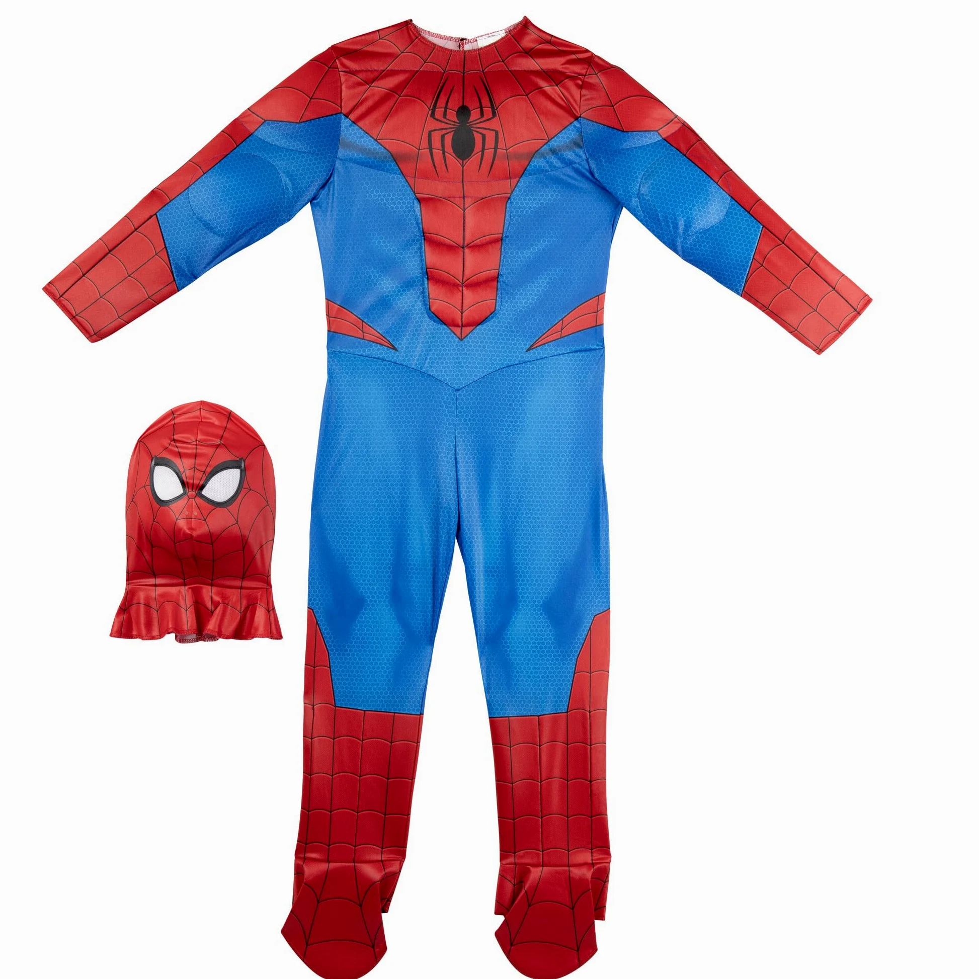 MARVEL Boys Deluxe Iron Spider Man Costume, Kids Spiderman Integrated Suit for Children, Costumes - Officially Licensed Small