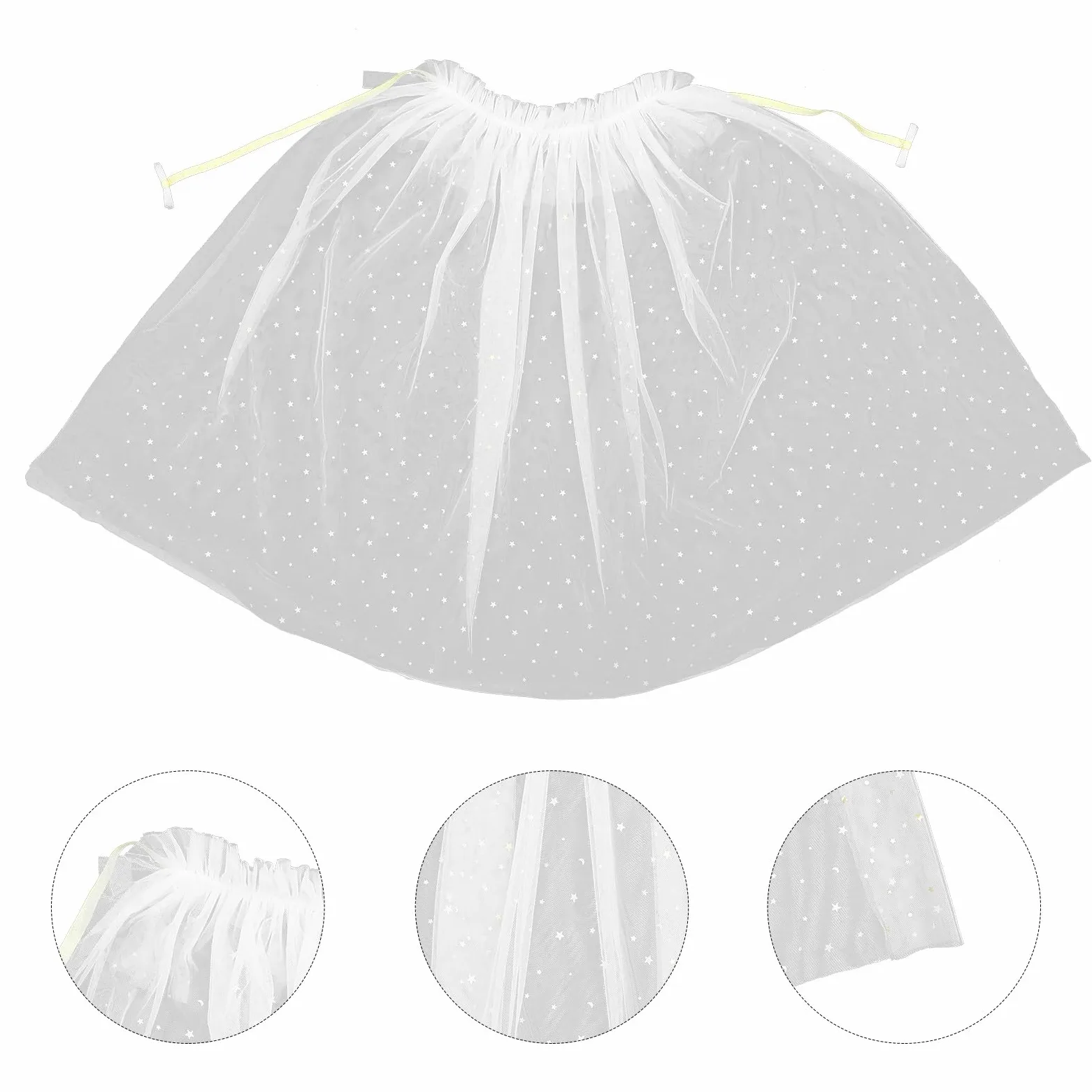 Alipis 1pieza de Gasa para Niñas Disfraz de Fiesta con Ligera y Decorativa para Cumpleaños y Eventos Temáticos para Niñas