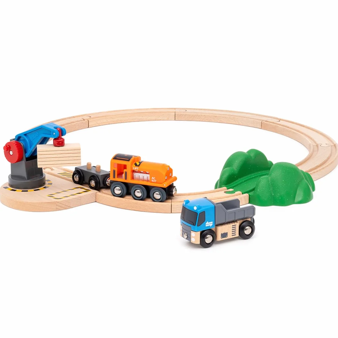 BRIO - Set de Inicio Construccion Levanta y Carga, Circuito Tren, para Niños de 3 Años o más,
