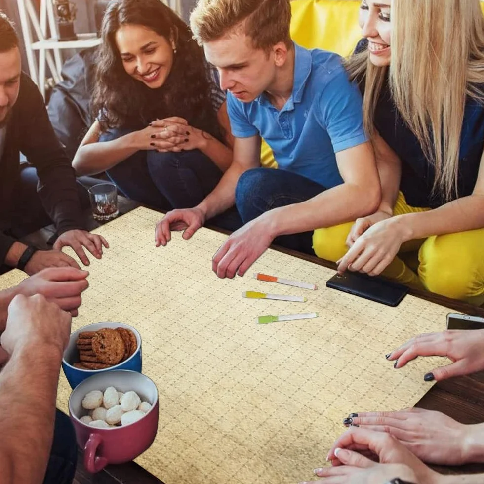 Dungeon Grid Game Mat | IMPRESCINDIBLE Accesorio para Juegos de rol - Batallas – Juegos de Mesa | Compatible con D&D, Pathfinder y Warhammer | Reutilizable, Durable Y PORTÁTIL