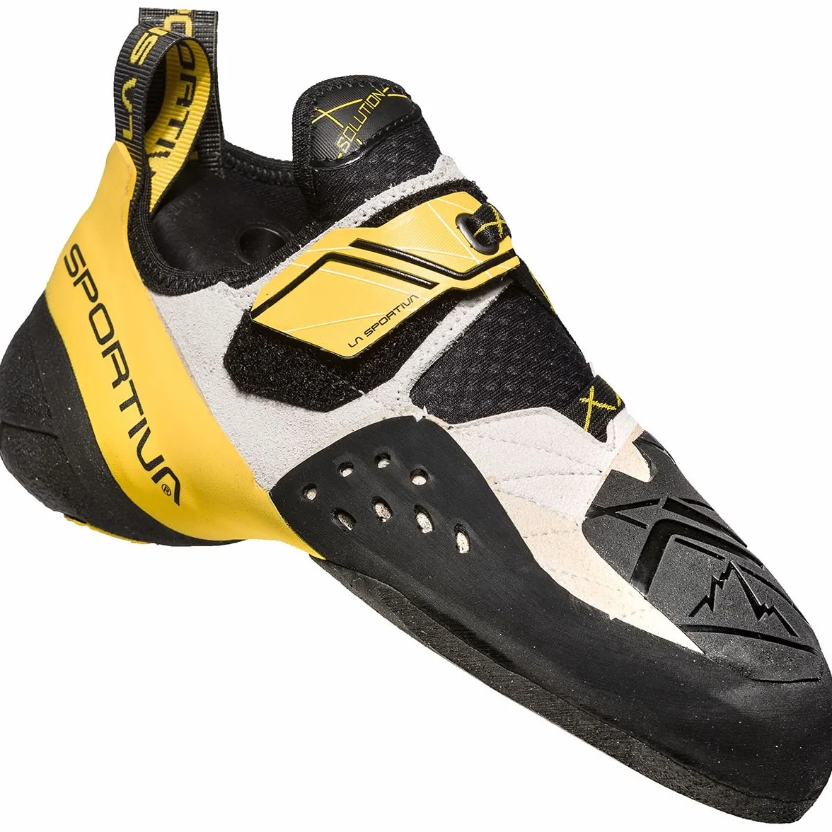 La Sportiva Solution White/Yellow Zapatillas de Escalada Hombre