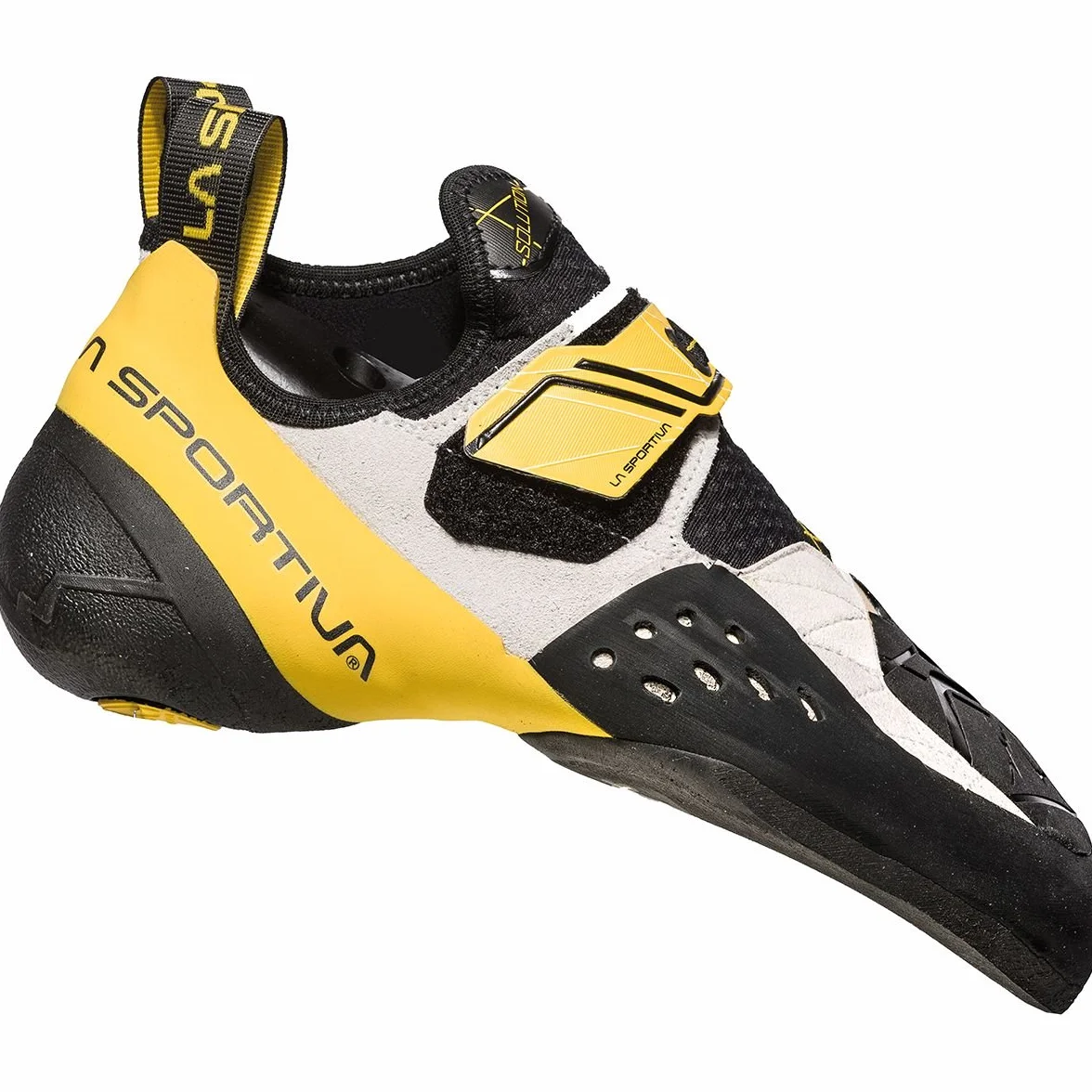 La Sportiva Solution White/Yellow Zapatillas de Escalada Hombre