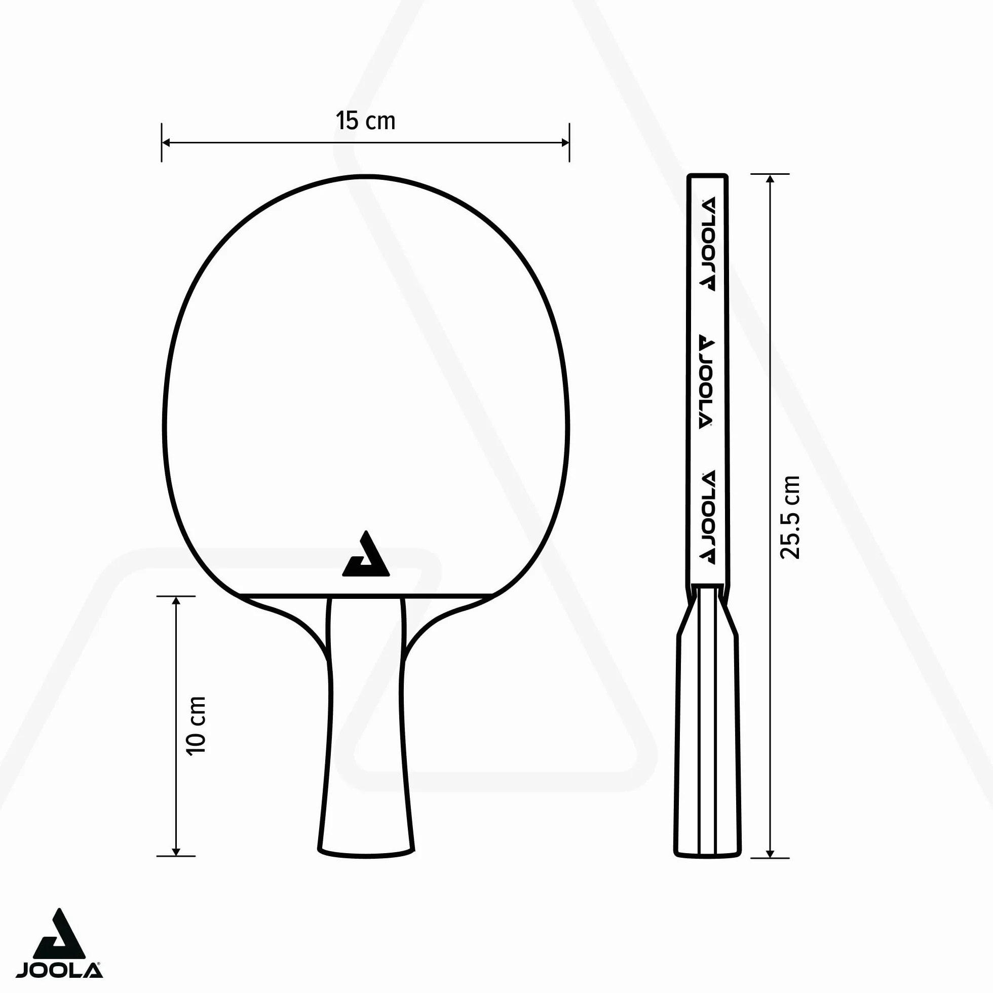 JOOLA Juego de Tenis de Mesa Homologado ITTF - Raqueta, Funda, Red y Pelotas