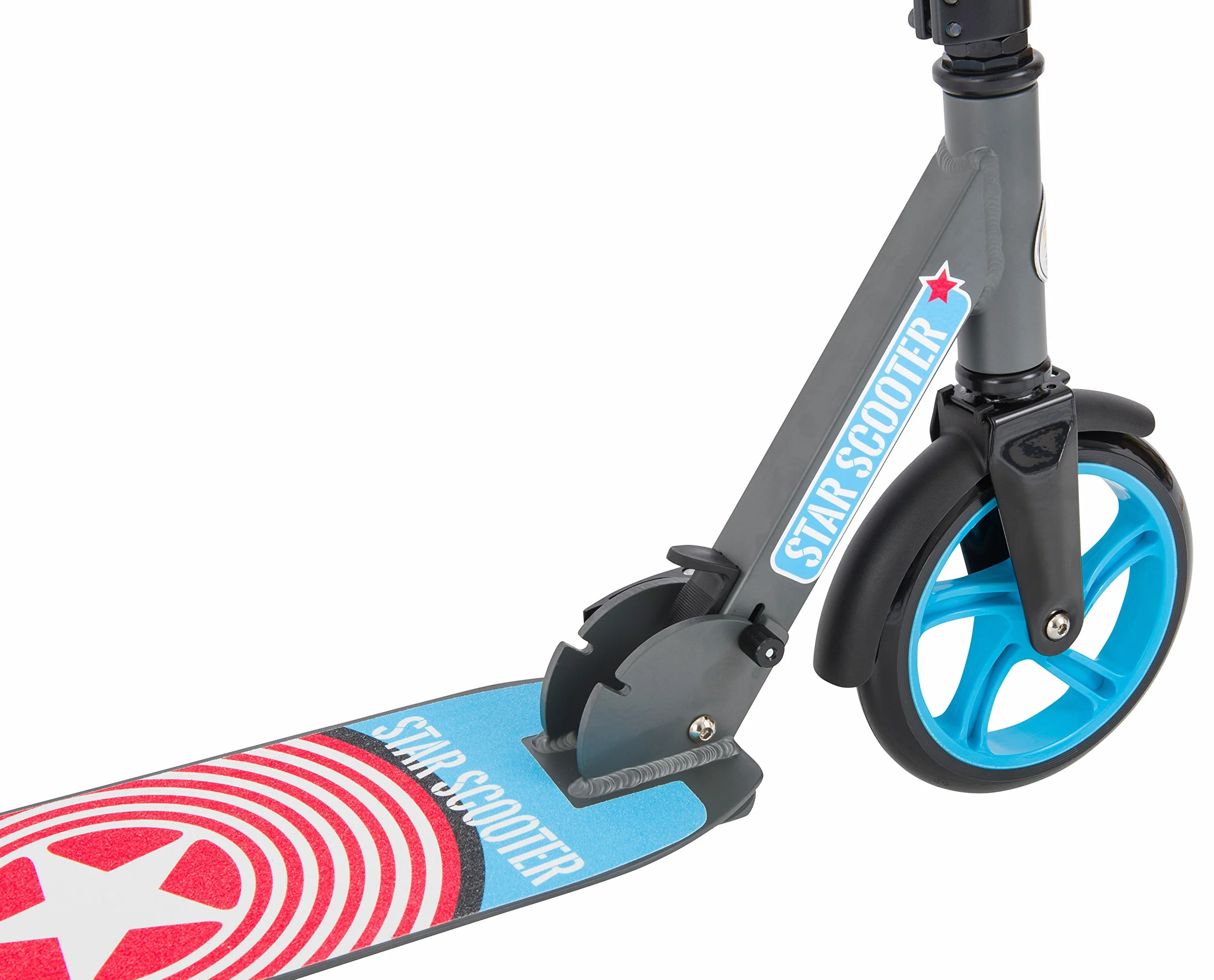STAR SCOOTER Patinete Plegable XXL 205 mm para niños y adultos