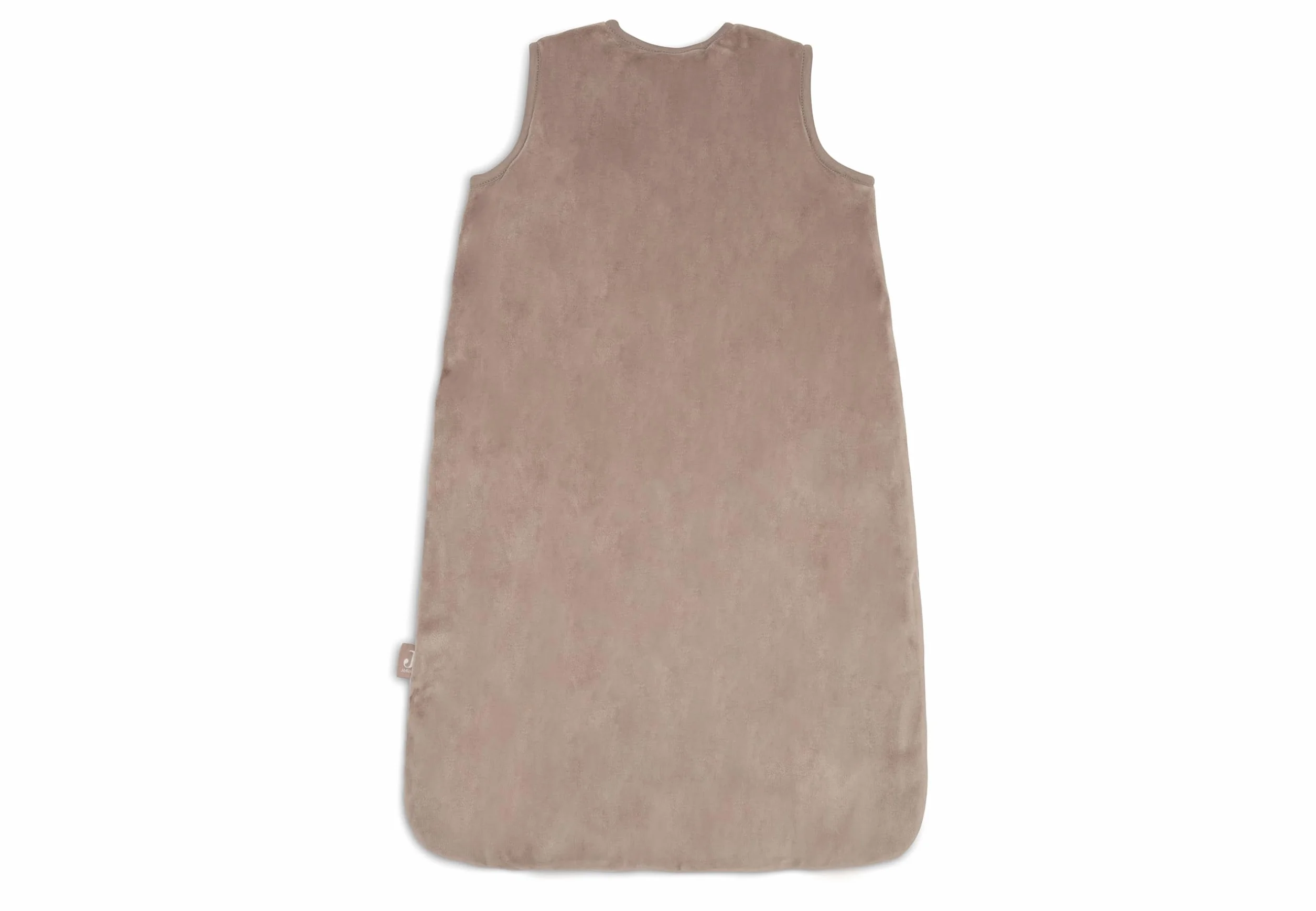 Jollein Saco de Dormir para bebé - 70 cm - Velvet - Algodón - 2.0 TOG - Sin Mangas - Certificado Oeko-Tex - Saco de Dormir para bebé - para Primavera y otoño - Milky Coffee