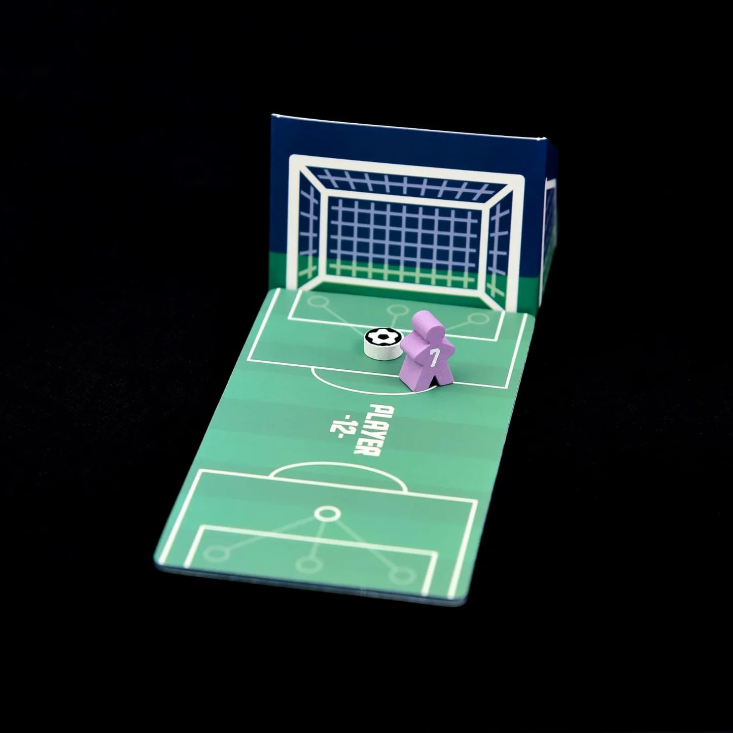Juego de mesa de Fútbol Player 12, con Cartas y Dados, formato pequeño de viaje, Regalo 6-12 años