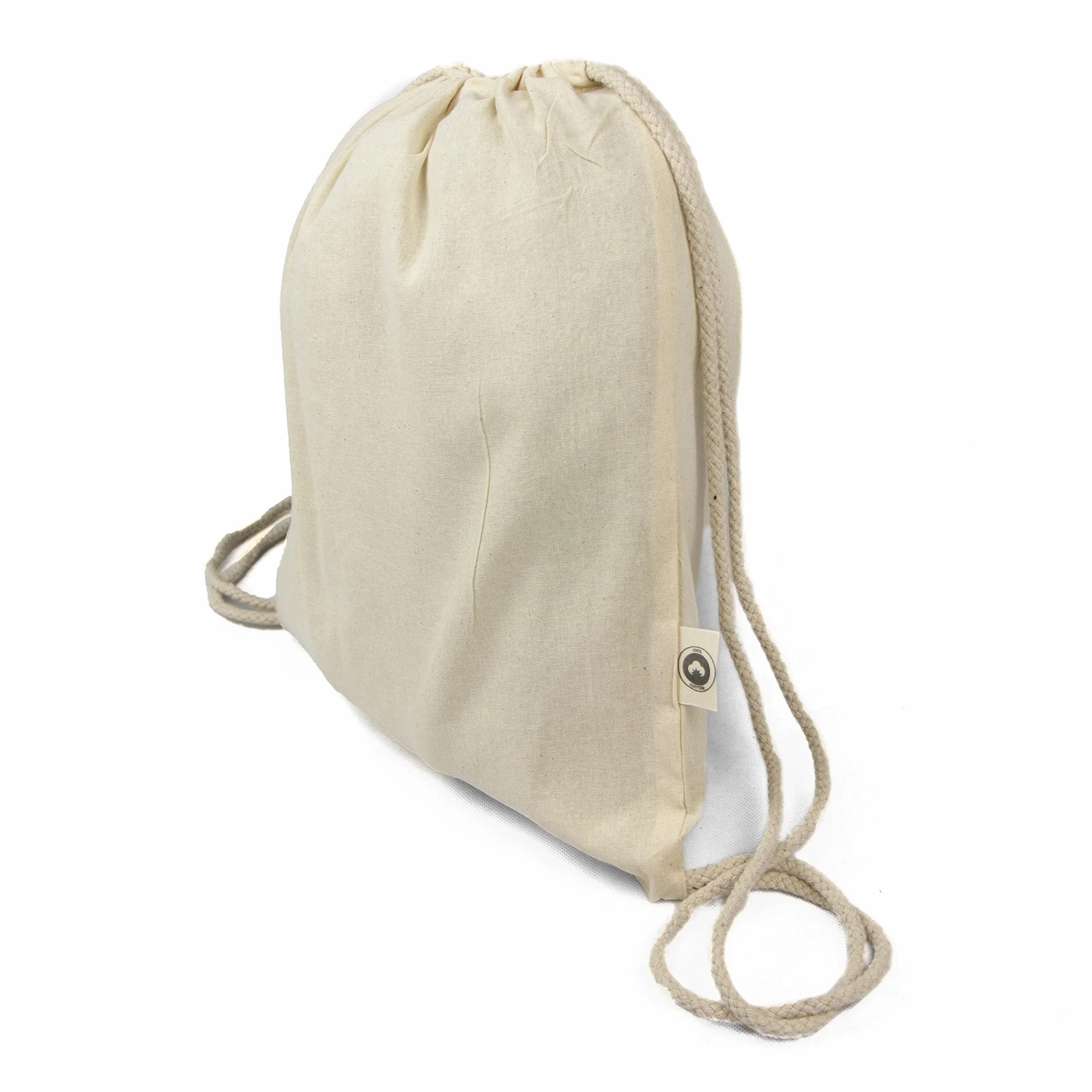 Mochila Bolsa Algodón natural 39x35 cm 130 grs