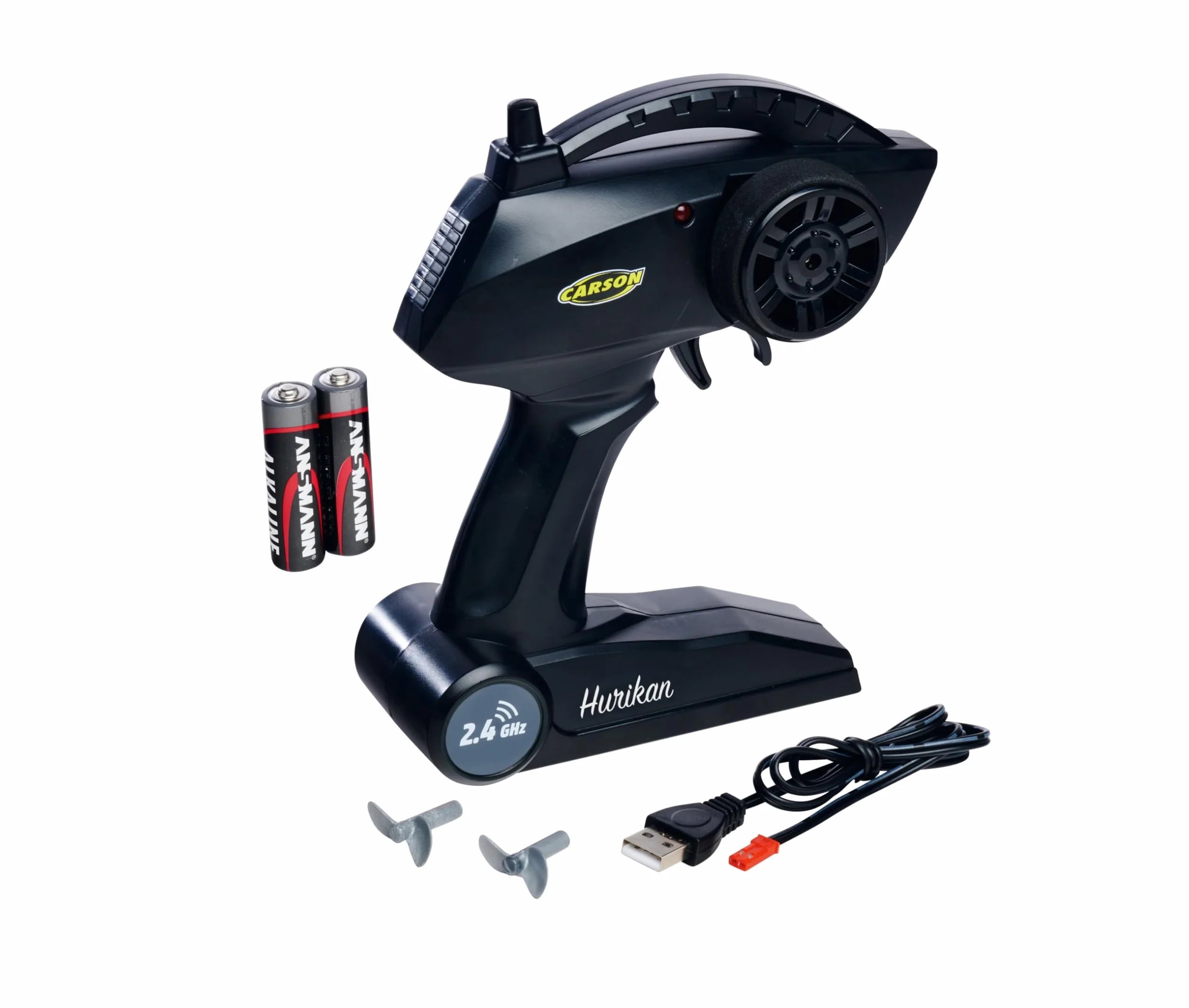 Carson 500108059 Yate RC Hurikan 2.4G 100% RTR - Barco teledirigido, Barco RC, Juguete teledirigido para niños y Adultos, Incluye Mando a Distancia
