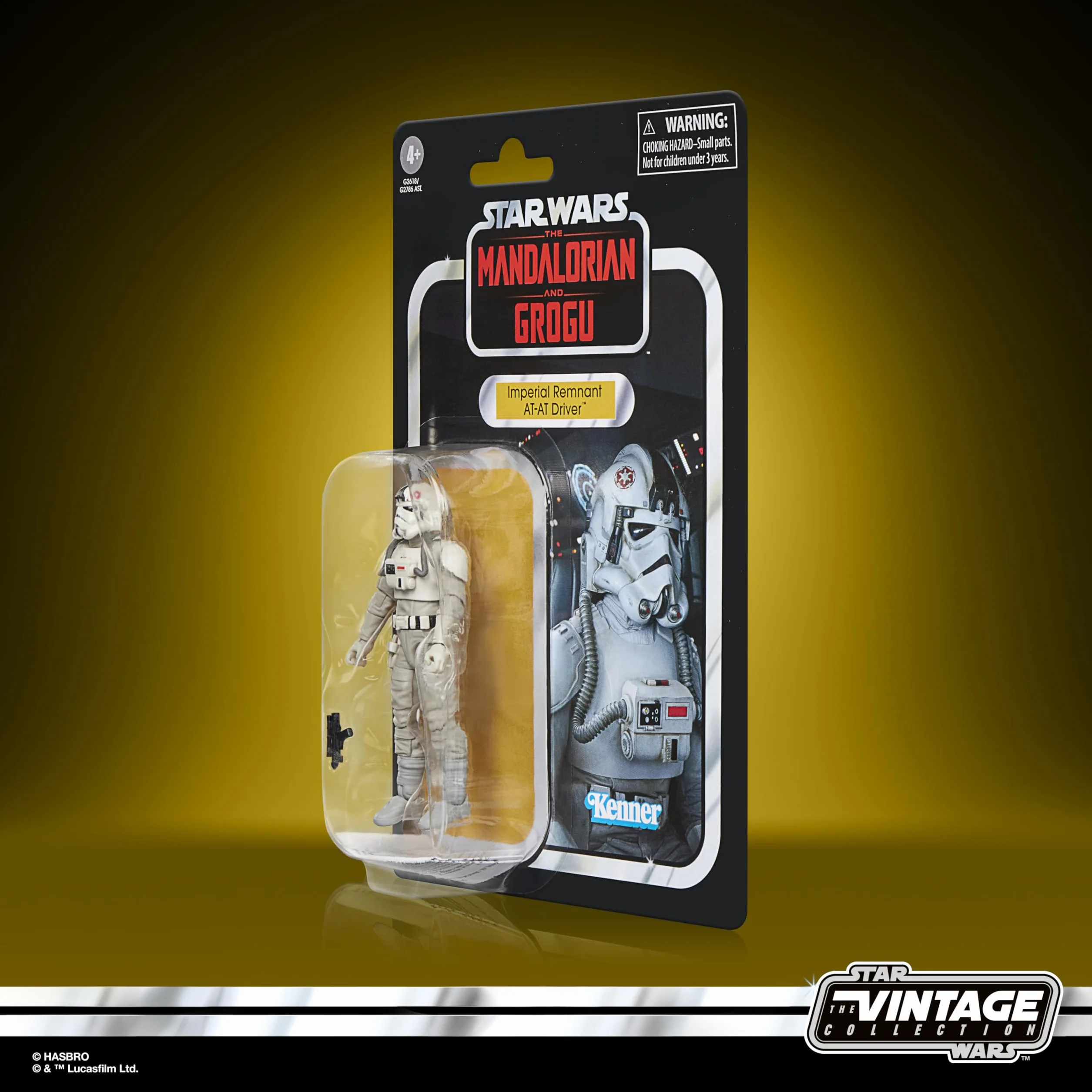 Star Wars La colección Vintage, Conductor Imperial remanente de AT-AT, Star Wars: The Mandalorian & Grogu, Figura Premium coleccionables de 9,5 cm