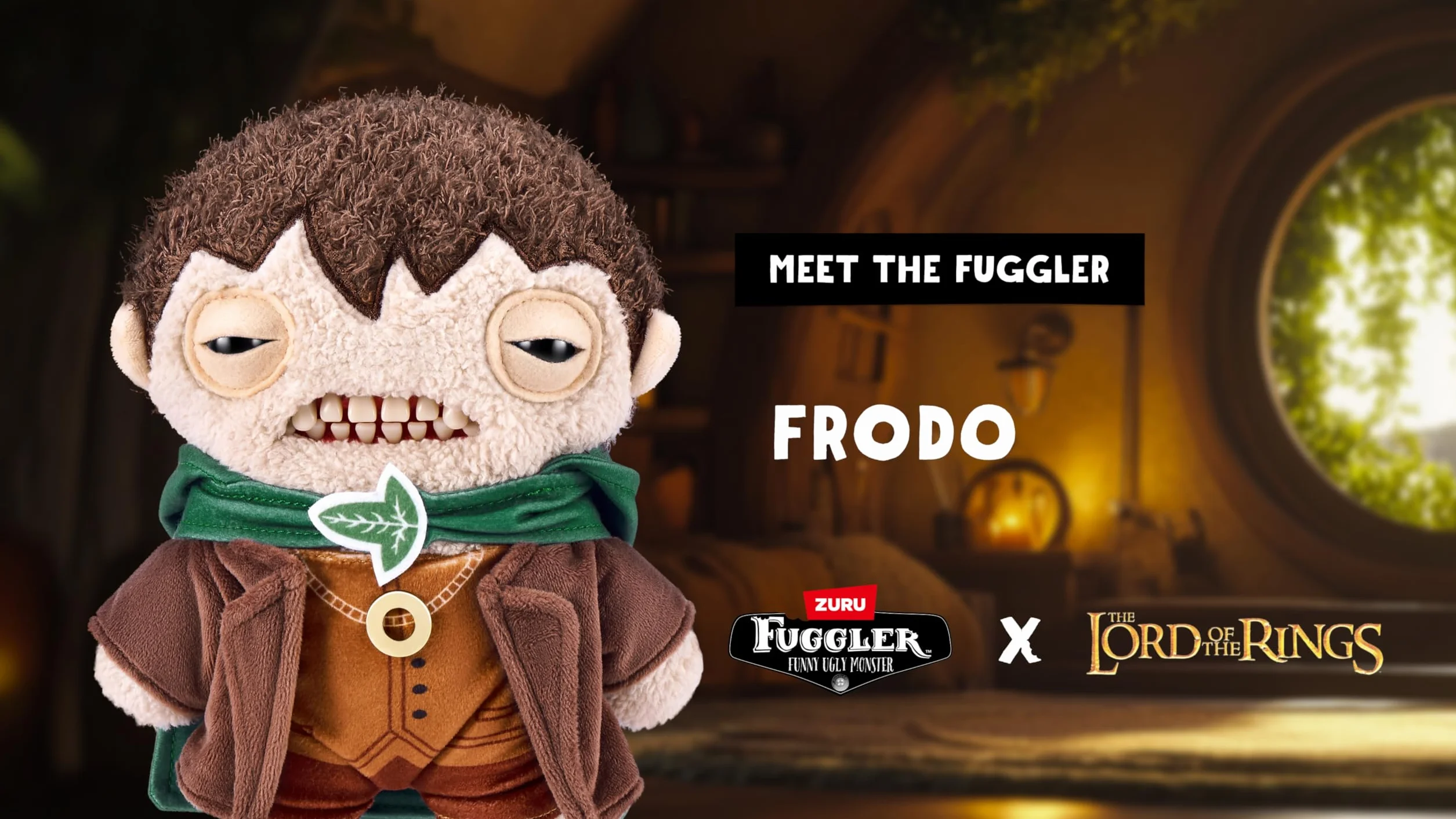 ZURU El Señor de los Anillos Monstruo Feo y Divertido Peluche Coleccionable Frodo