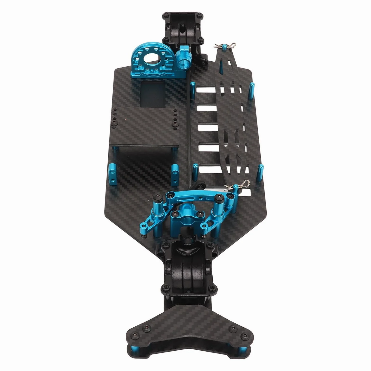 Chasis de Coche RC, Chasis de Fibra de Carbono de Coche RC de Repuesto para TT02B