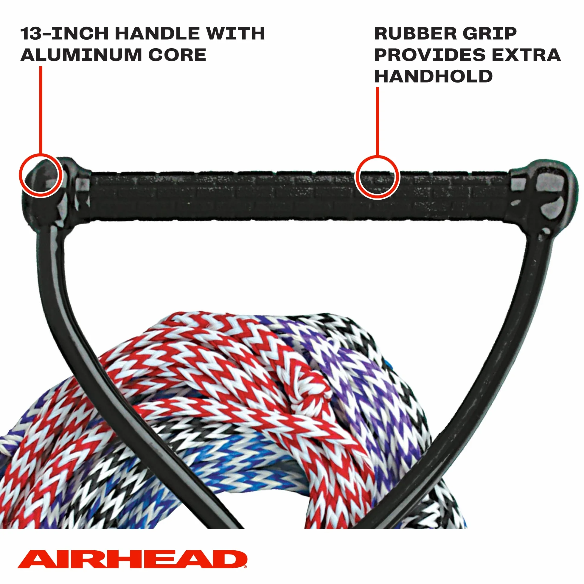 AIRHEAD Cuerda de esquí acuático 4 Secciones 75 pies