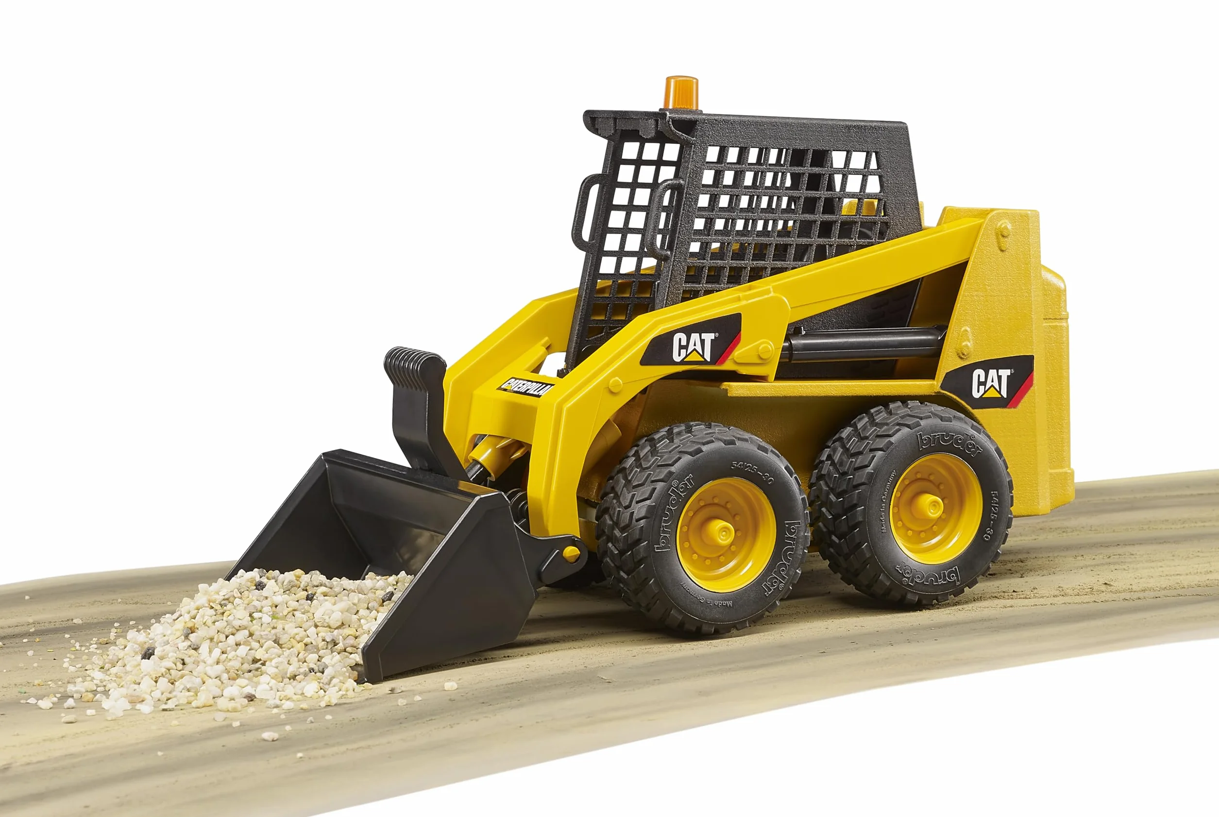 bruder 02481 - Minicargadora Cat - 1:16 Vehículos, Cuchara frontal, Obra, Vehículo de construcción, Máquina de construcción, Toy