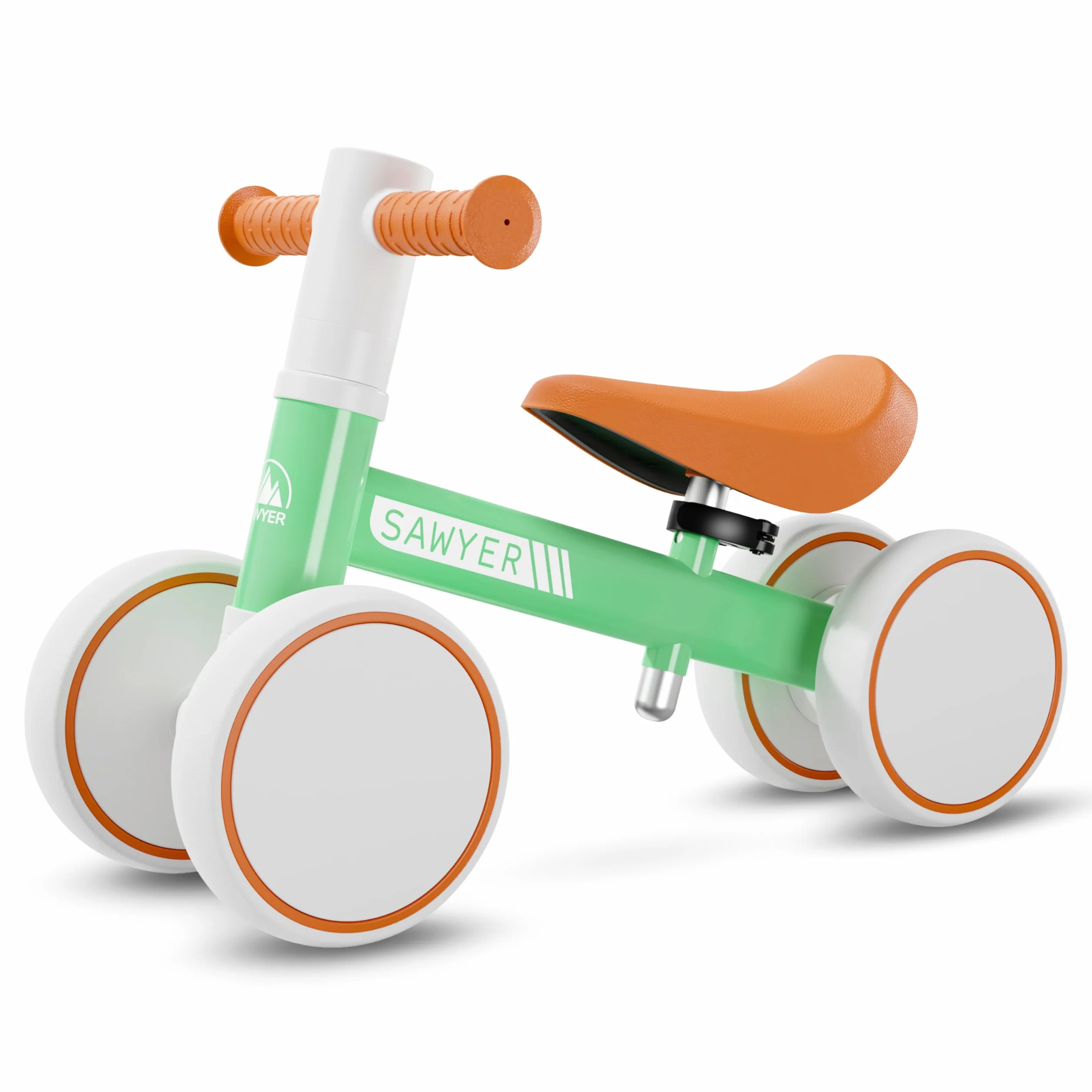 Sawyer Bikes - Correpasillos Bebe con Sillín Ajustable - Juguete Niños 1 Año (Retro V2)