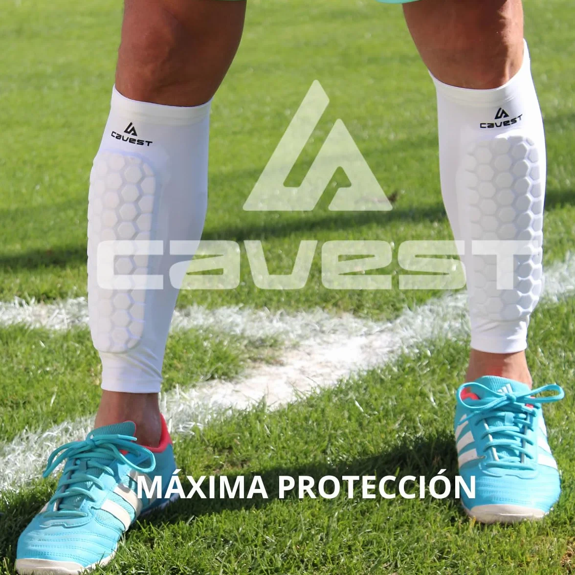 Espinilleras Futbol Calcetines con Protector Integrado para niño y Adulto
