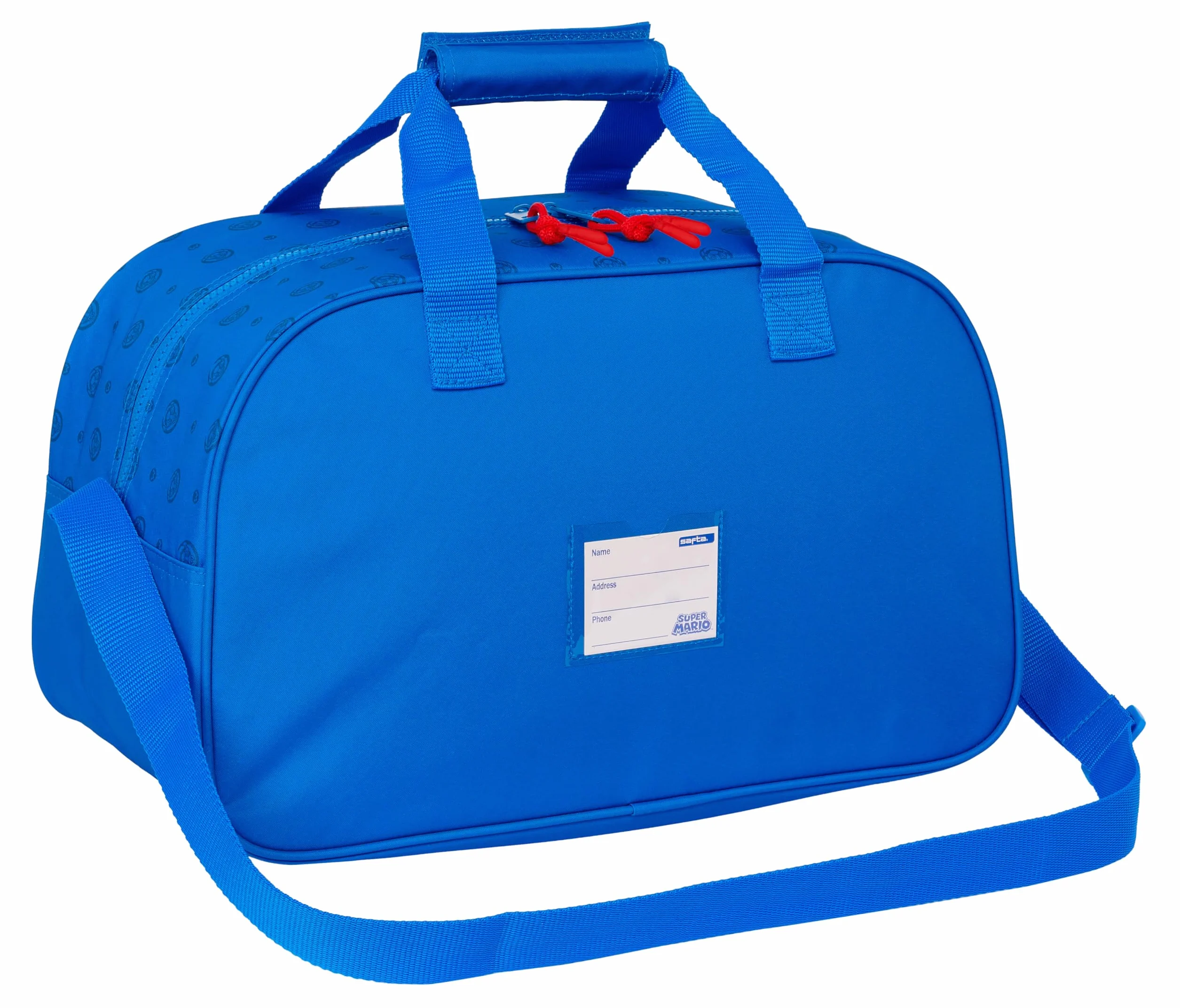 SUPER MARIO PLAY Bolsa de Deporte Mochila 40x23x24 cm Azul Rojo