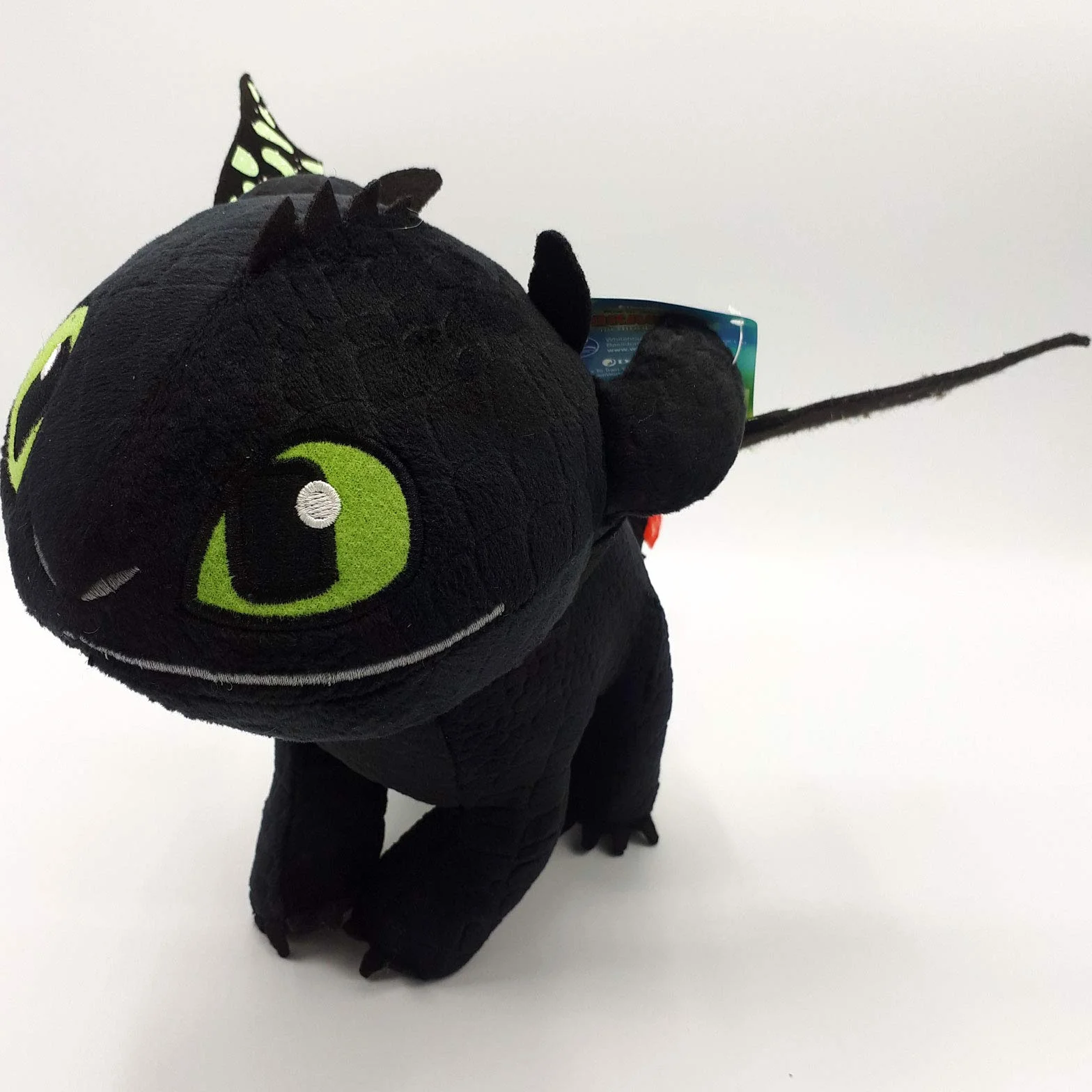 HTTYD Plush Dragon Desdentado Toothless Furia Nocturna Negro Furia 40cm Brilla en la Oscuridad