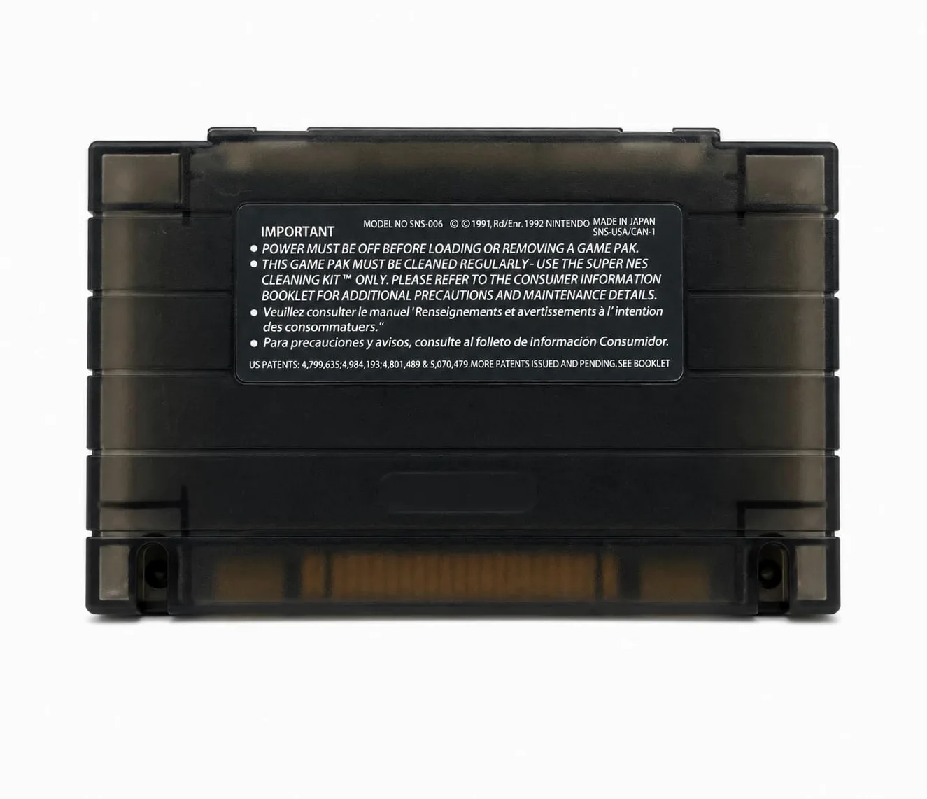 Cartucho de juego Super 800 en 1 para consola SNES Super Nintendo de 16 bits | 800 juegos incluidos, consola de 16 bits, versión LED, multijuego, compatible con SNES