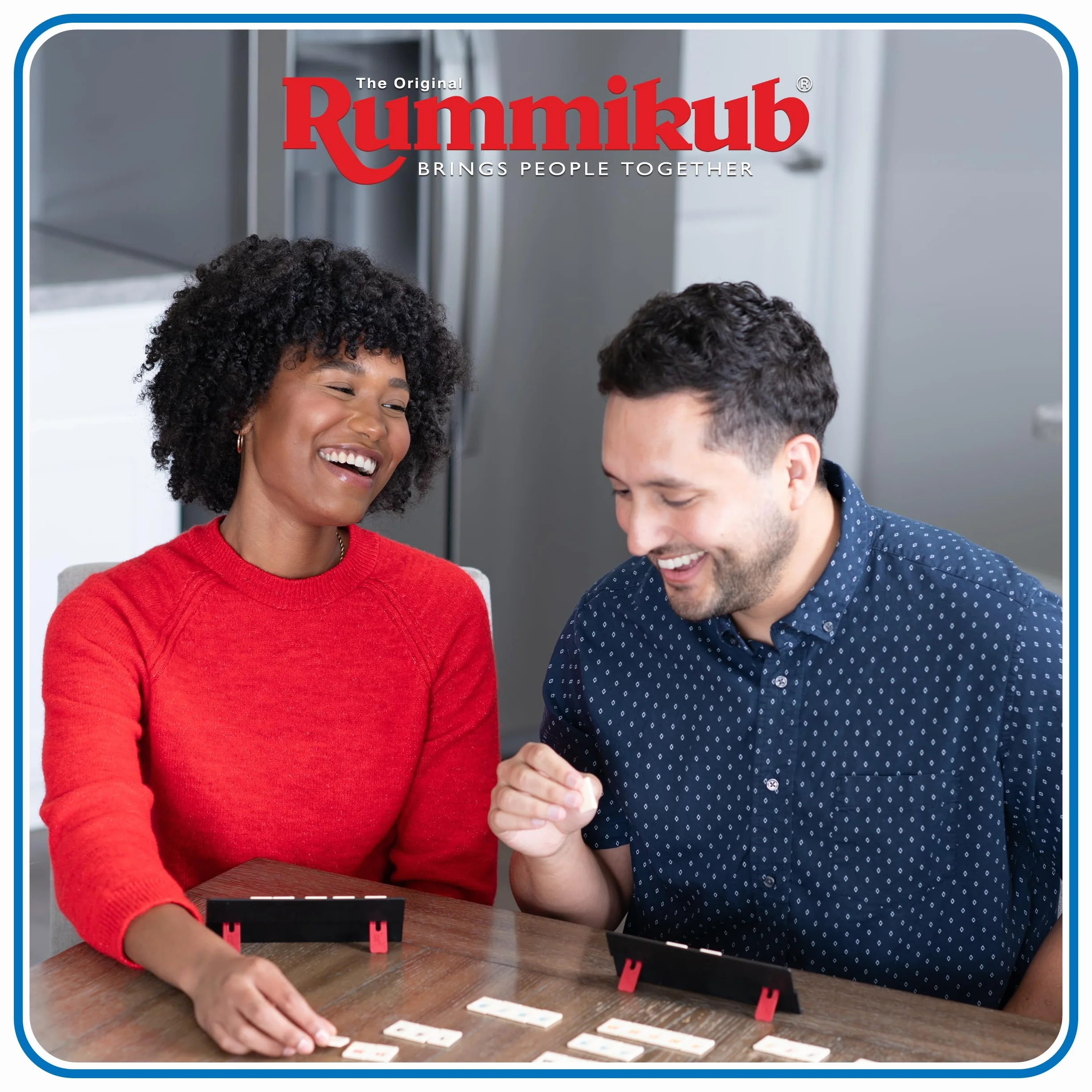 RUMMIKUB - Compact Travel Edition - Juego de Mesa de Viaje para Niños y Adultos - A Partir de 6 Años - Incluye Bolsa de Transporte - Versión Portátil - de 2 a 4 Jugadores