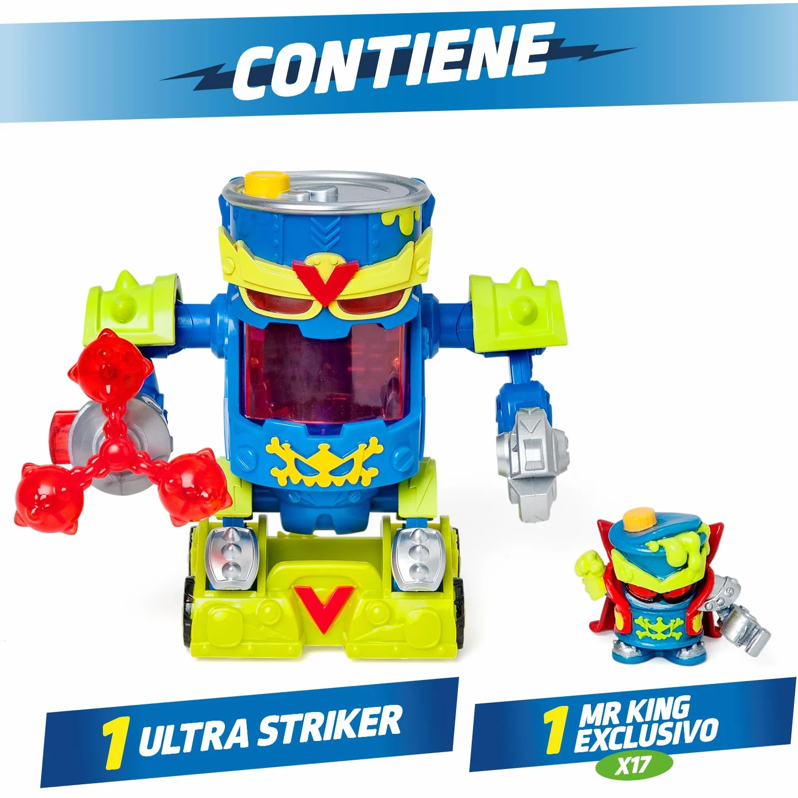 Superthings Kazoom Power Ultra Striker Robot Mr. King Exclusivo