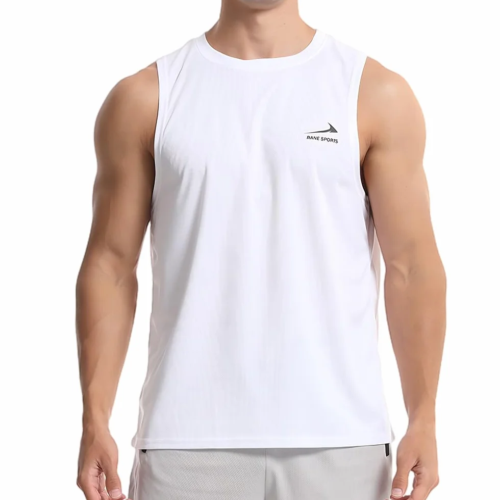 Camiseta sin Mangas para Hombre, para Correr, Gimnasio, Secado rápido, Camiseta Deportiva