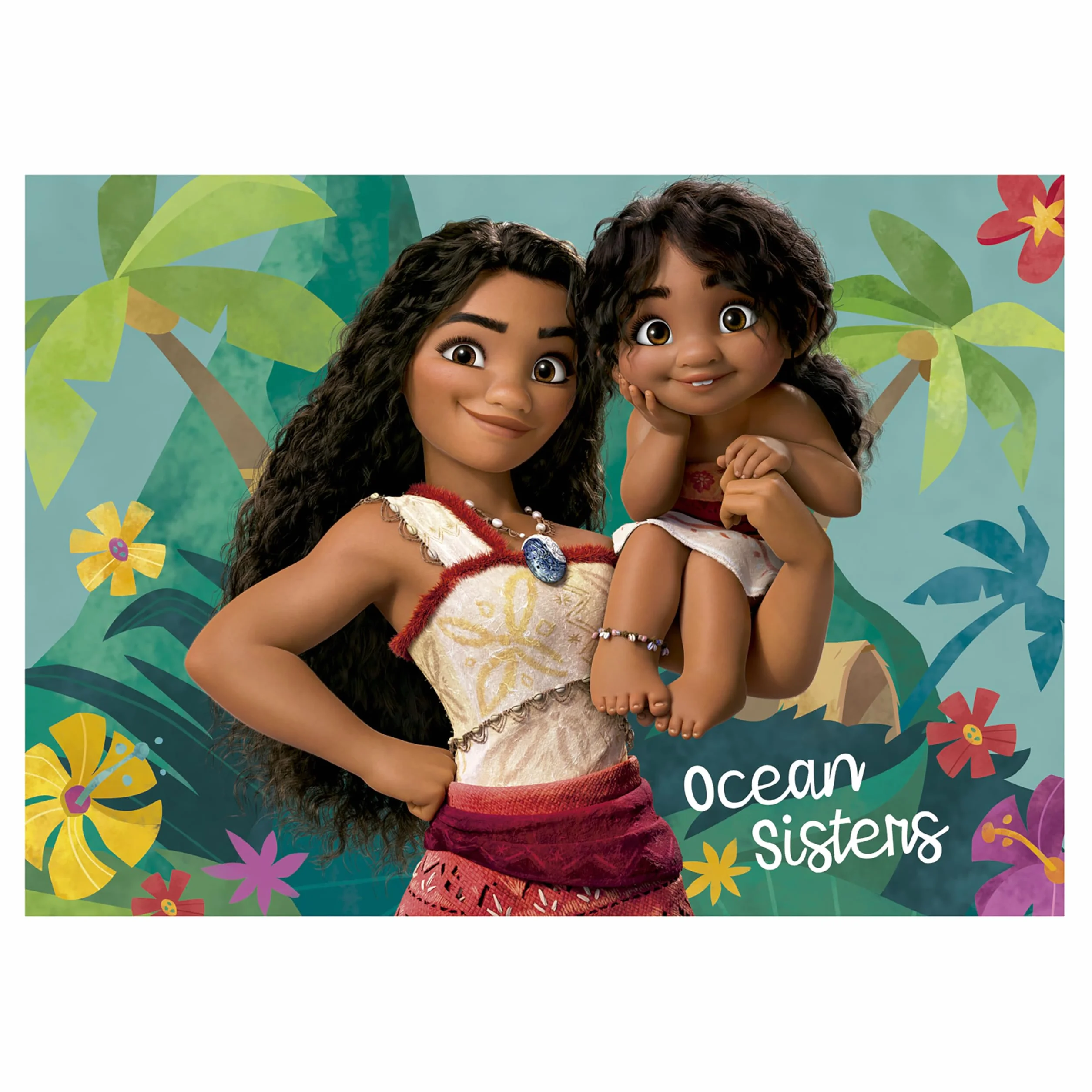 Educa - 2 Puzzles de cartón con 48 Piezas con Las imágenes de Vaiana 2, diversión por Partida Doble. Medidas 28 x 20 cm. A Partir de 3 4 5 6 años (20102)