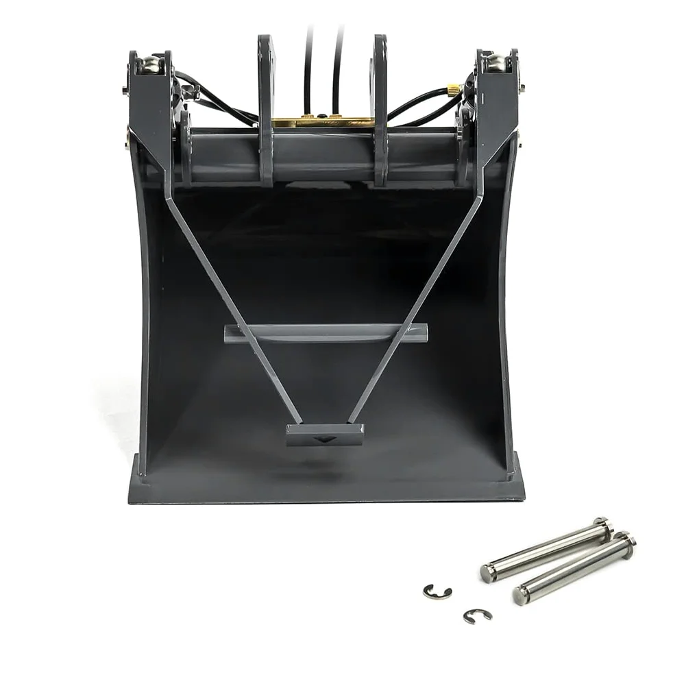 1/14 Metal pintado cubo de agarre para LESU ET35 excavadora RC hidráulica modelo piezas