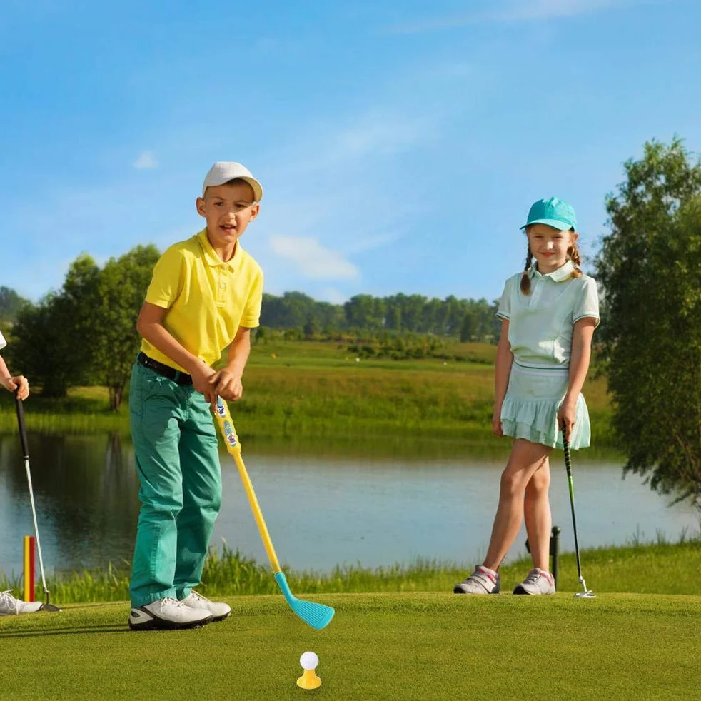 Juguetes de para Niños Juguetes al aire libre Juego de Clubes de Golf, Mini Golf, Juguetes Deportivos para Niños Pequeños