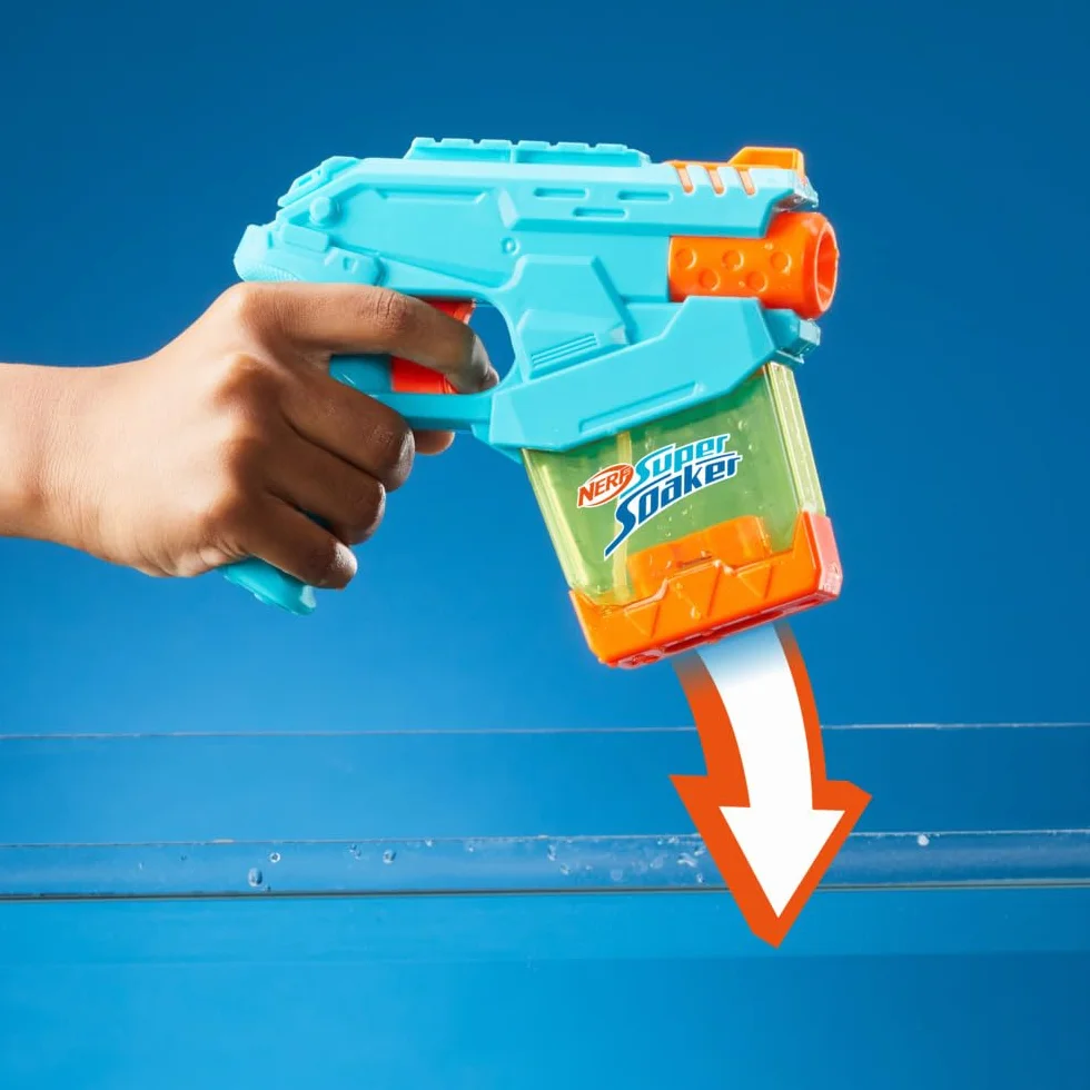 Hasbro Nerf Super Soaker Mini Dunk-Fill Lanzador de Agua Pequeño, Azul