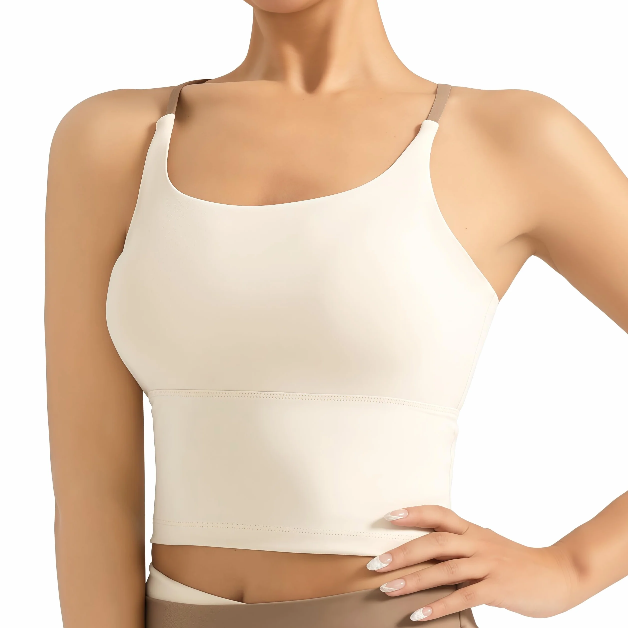 Camiseta de Tirantes Deportiva Mujer sin Mangas Transpirable Ligera para Gimnasia Yoga
