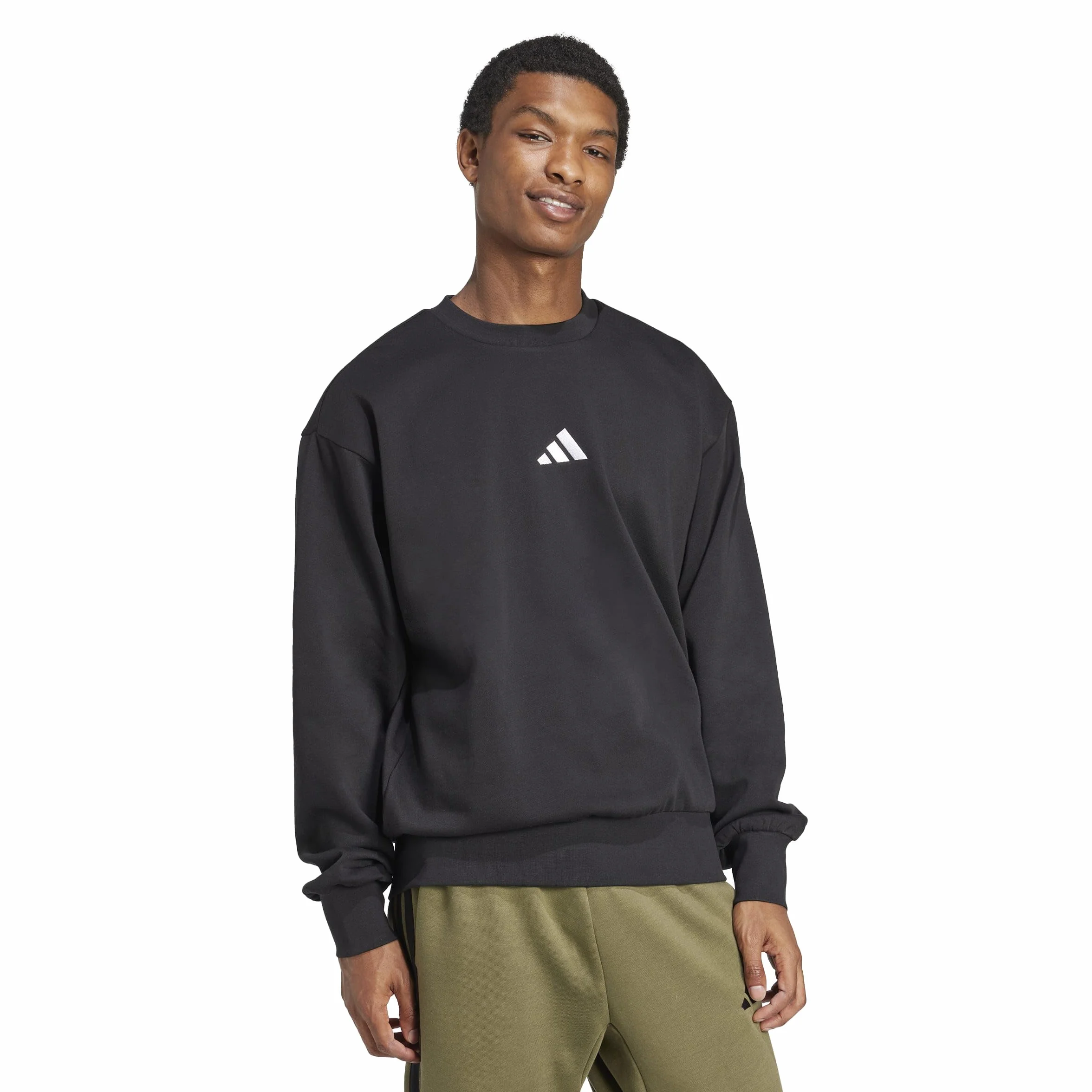 Adidas Hombre Essentials FEELCOZY Fleece Sweatshirt