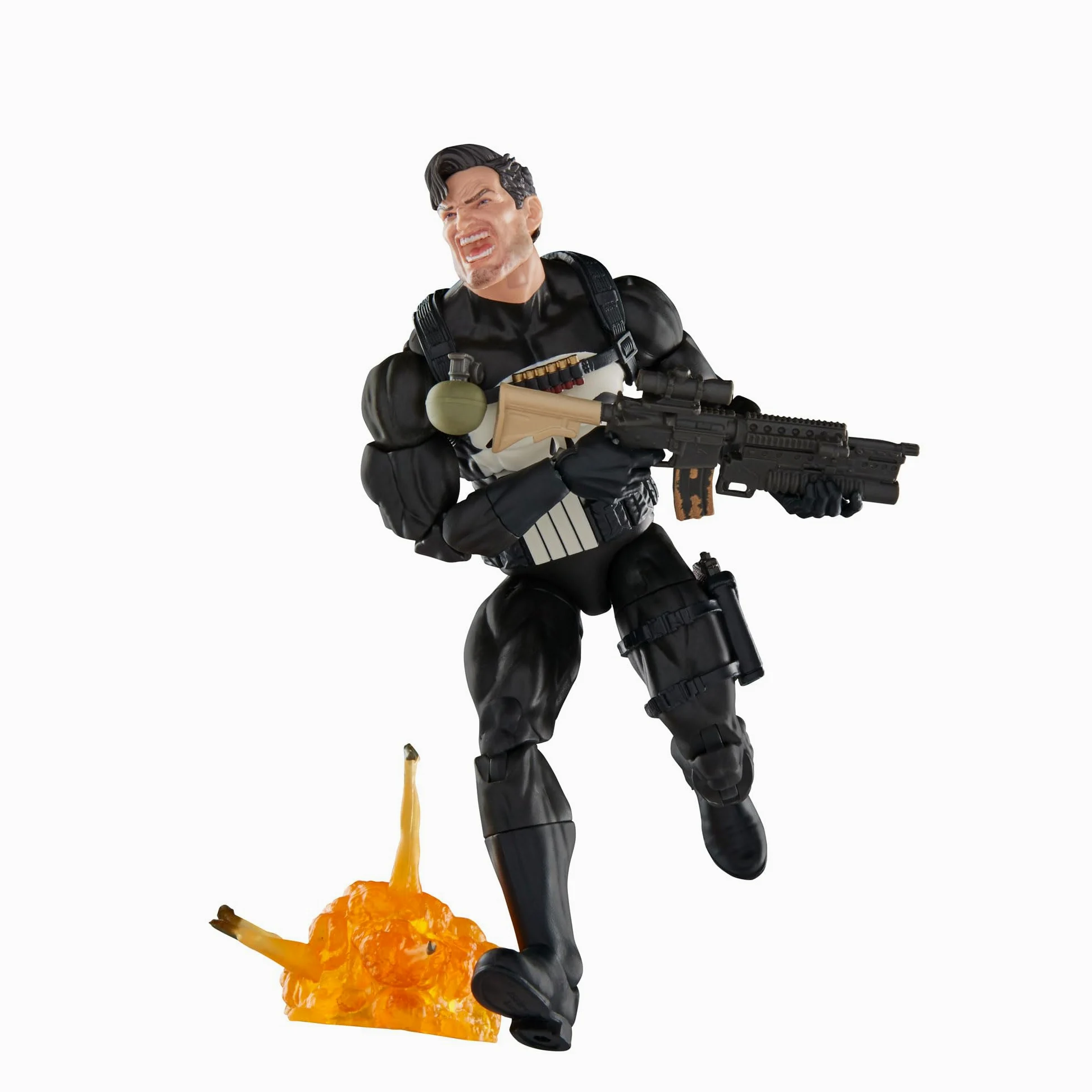Marvel Legends Series Punisher and Bushwacker, Comics - Figuras de acción coleccionables de 6 Pulgadas | Marvel Legends The Punisher War Journal - Figura de acción de 6 pulgadas, paquete de 2 - Punisher y Bushwacker