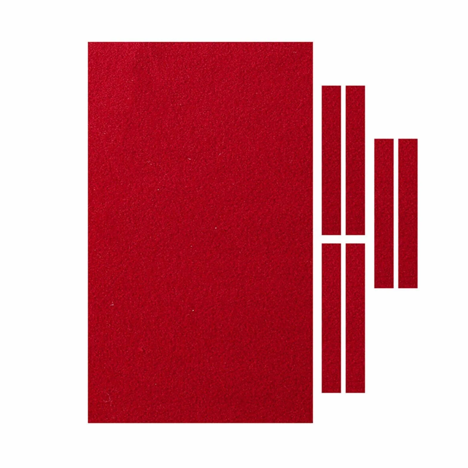 Kisbeibi Mantel de mesa profesional para billar, nailon sólido, rojo, 2,8 x 1 m