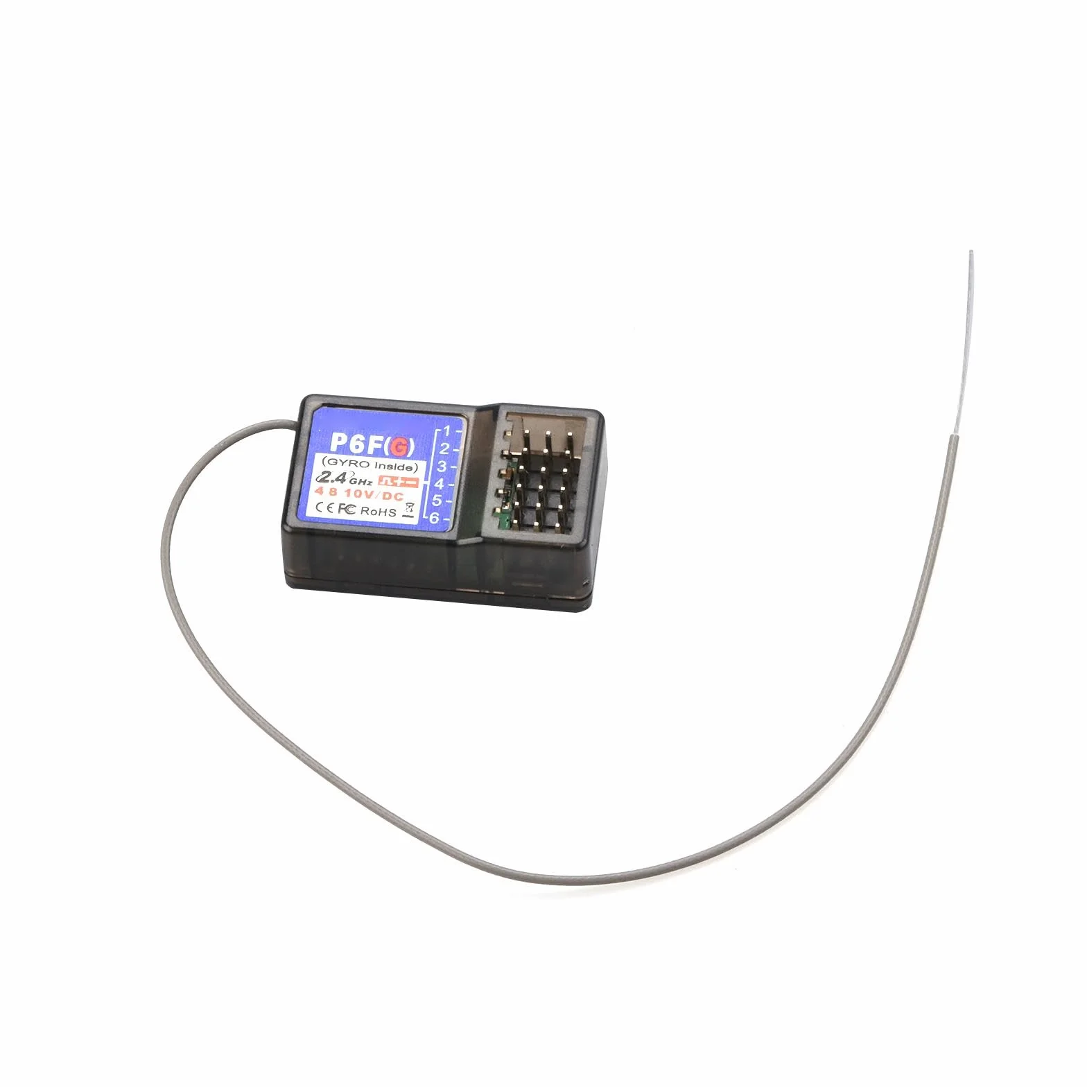 Mando a distancia del transmisor DumboRC P6FG 2.4 Receptor con giroscopio para RC P6FG accesorio de pieza