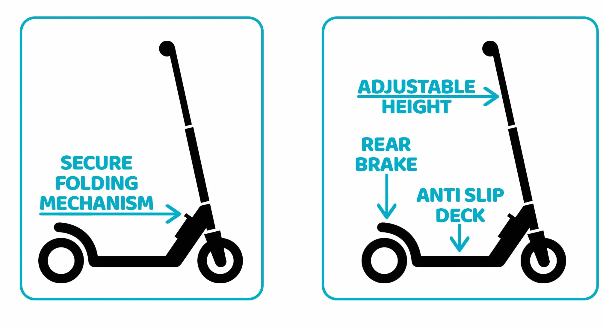 Frozen 2 Folding Scooter