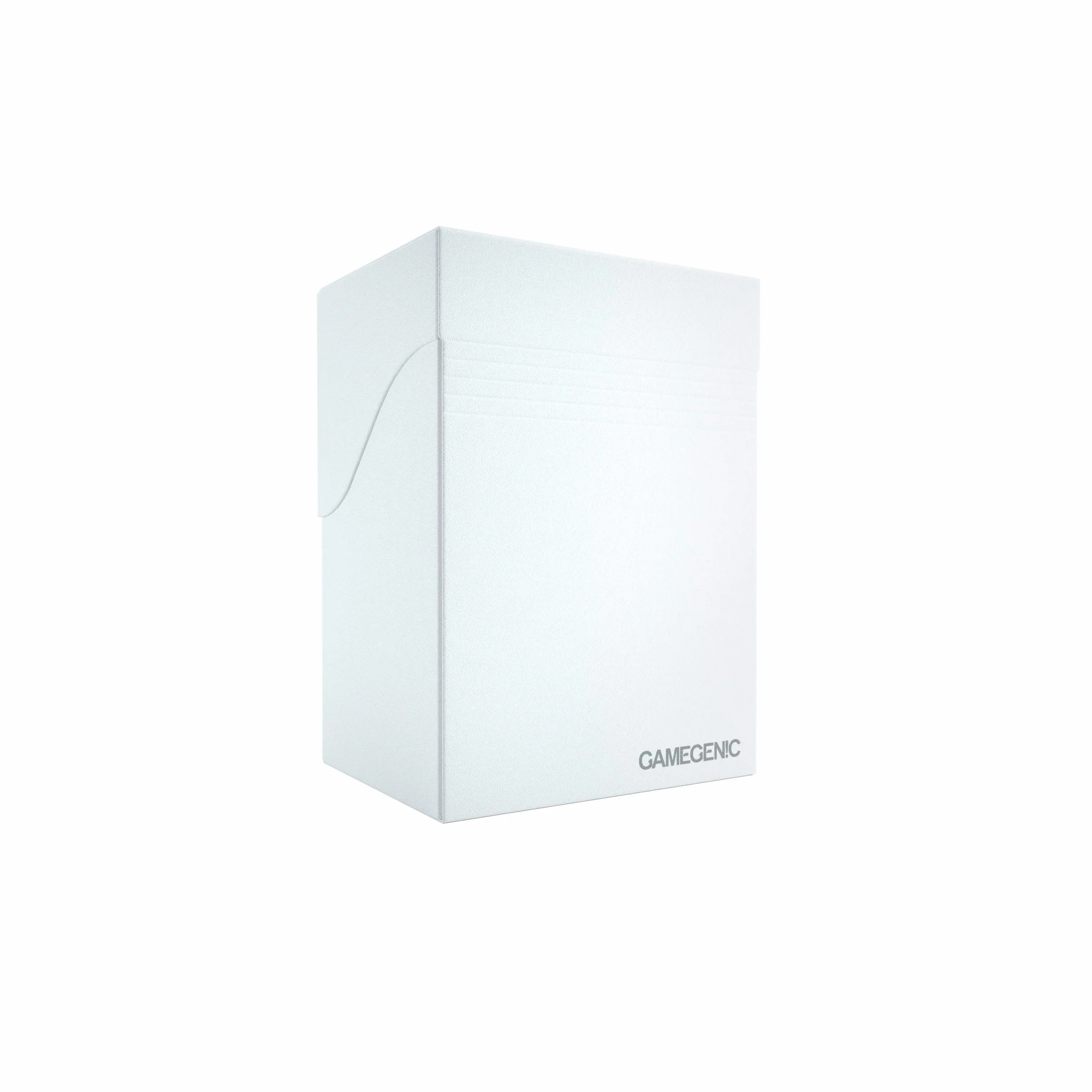 Gamegenic Deck Holder 80+ Blanco - solución inteligente y rápida para almacenar y organizar tus mazos de cartas.