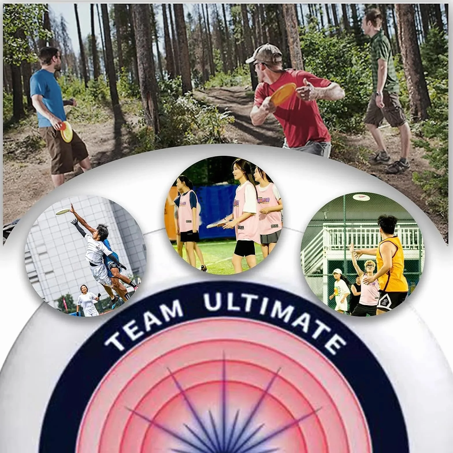Frisbee Profesional 175g Ultimate Frisbee Disco Lanzamiento Competición Material Duradero Funsport Entrenamiento Partidos Alta Velocidad Precisión Adultos