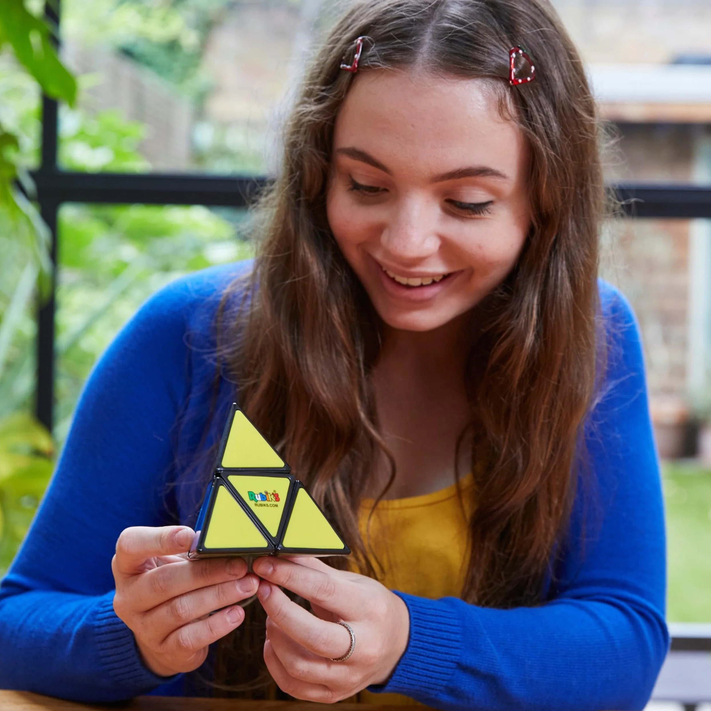 Rubiks - Cubo De Rubik Pirámide - Rompecabezas Adultos Y Rompecabezas Niños | Rubik Cube De Bolsillo para Desafiar La Mente | Regalo Niño 8 Años O Más | Juegos Niños 8 Años