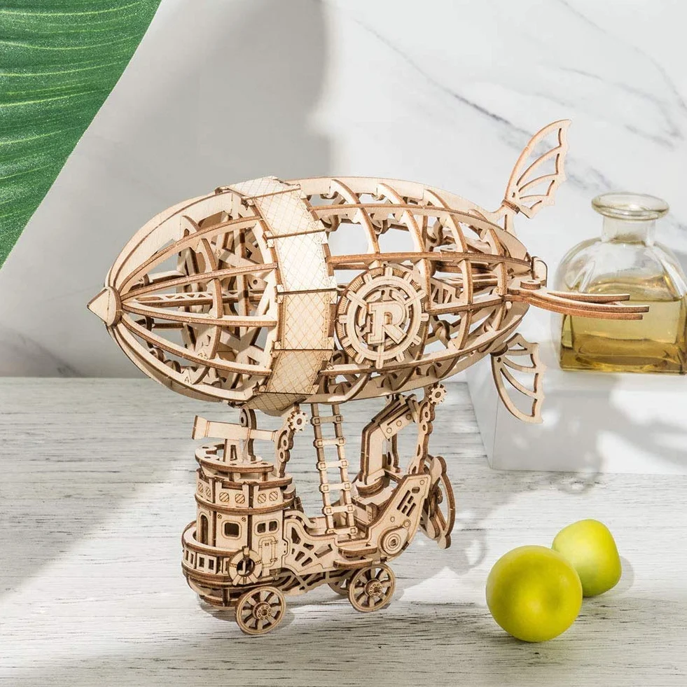 Rolife Puzzle 3D de Madera Kit de Maquetas Madera Kits para Adultos (Airship)
